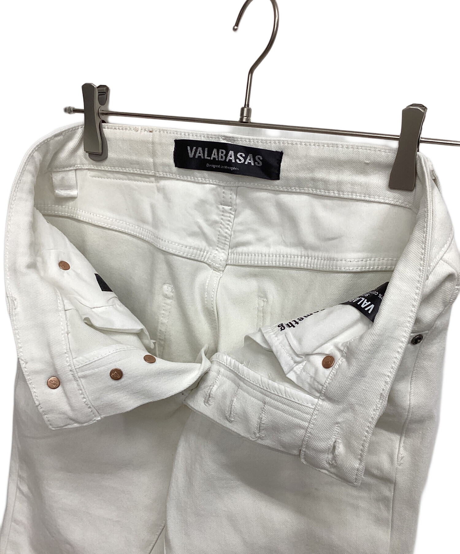 中古・古着通販】VALABASAS (バラバサス) スキニーデニムパンツ