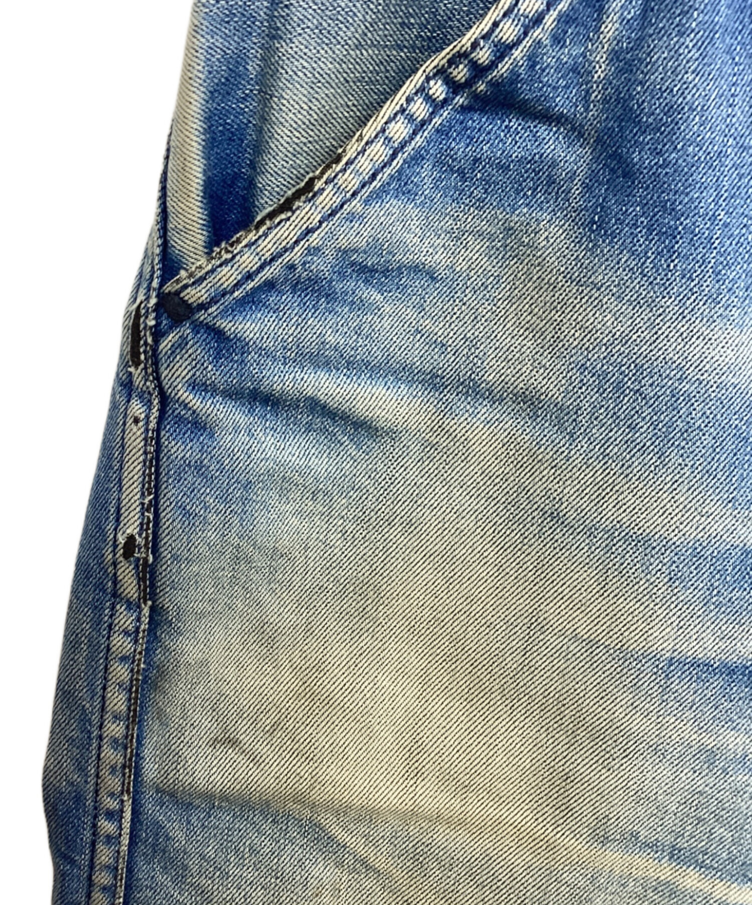 ぽ*ん様 EVISU PARIS デニムパンツ　紫耳36 中古・古着通販】EVISU (エヴィス) デニムパンツ ネイビー サイズ:36