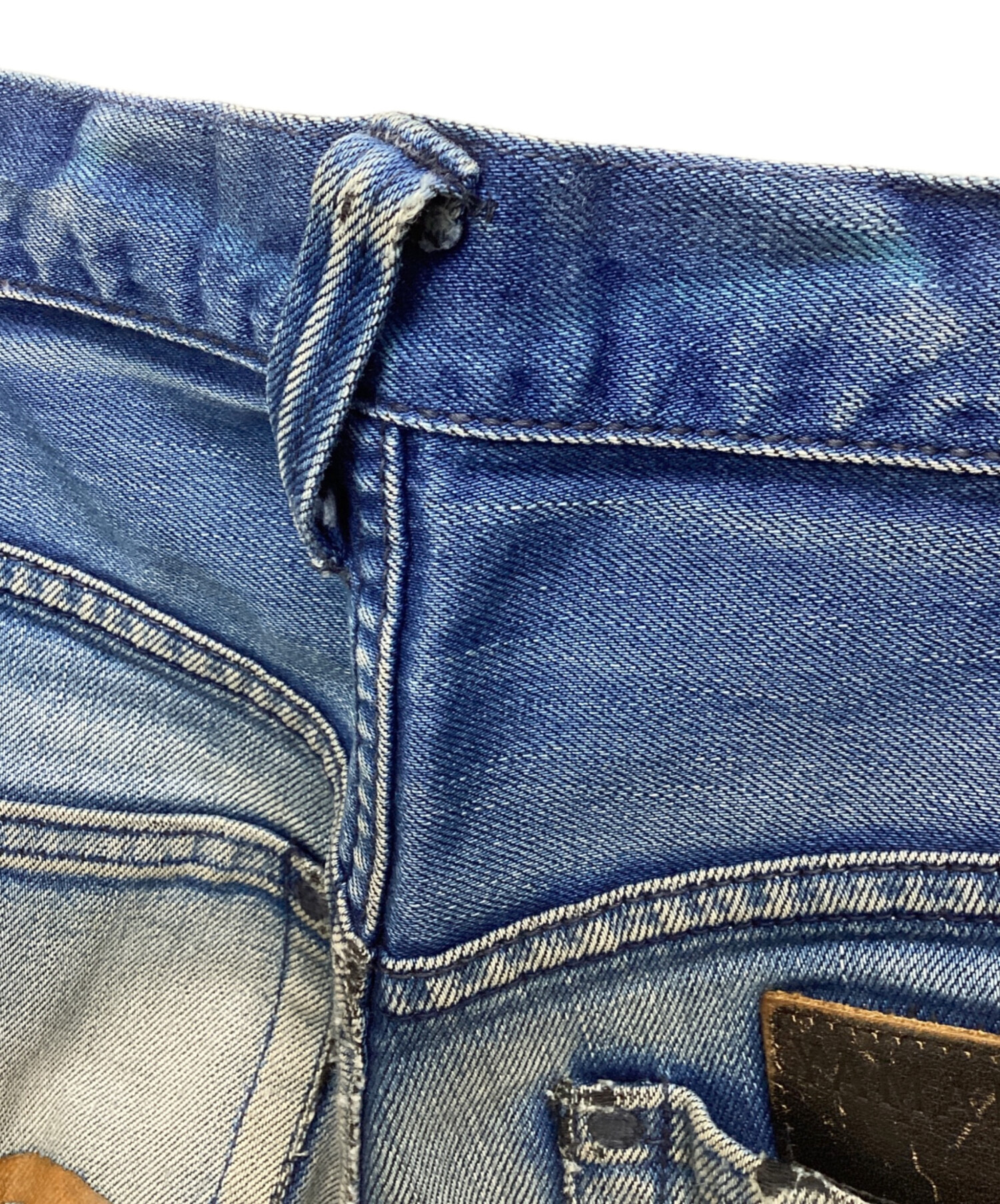 中古・古着通販】EVISU (エヴィス) デニムパンツ ネイビー サイズ:36