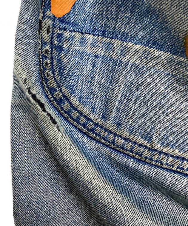 中古・古着通販】EVISU (エヴィス) デニムパンツ ネイビー サイズ:36
