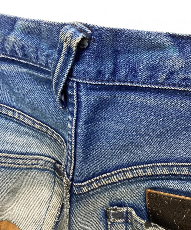 中古・古着通販】EVISU (エヴィス) デニムパンツ ネイビー サイズ:36