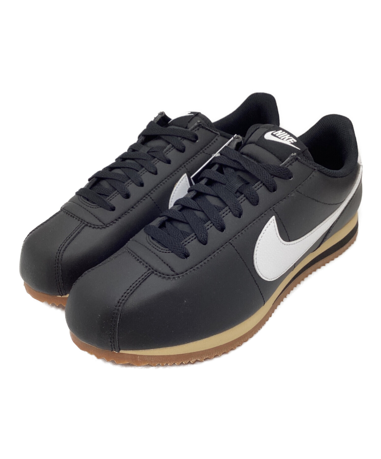 中古・古着通販】NIKE (ナイキ) スニーカー CORTEZ LEATHER ブラック