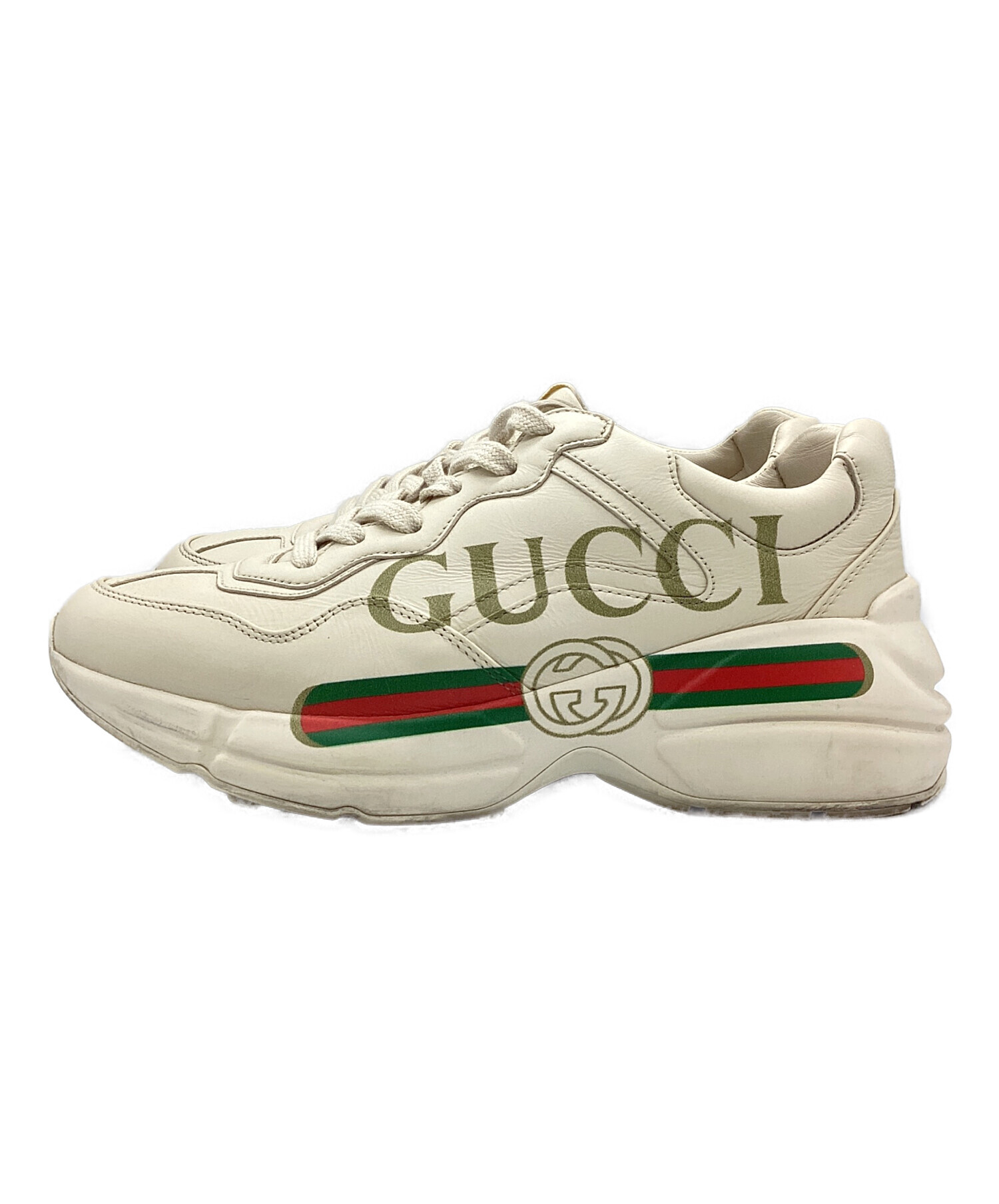 中古・古着通販】GUCCI (グッチ) ライトンシェリーラインスニーカー