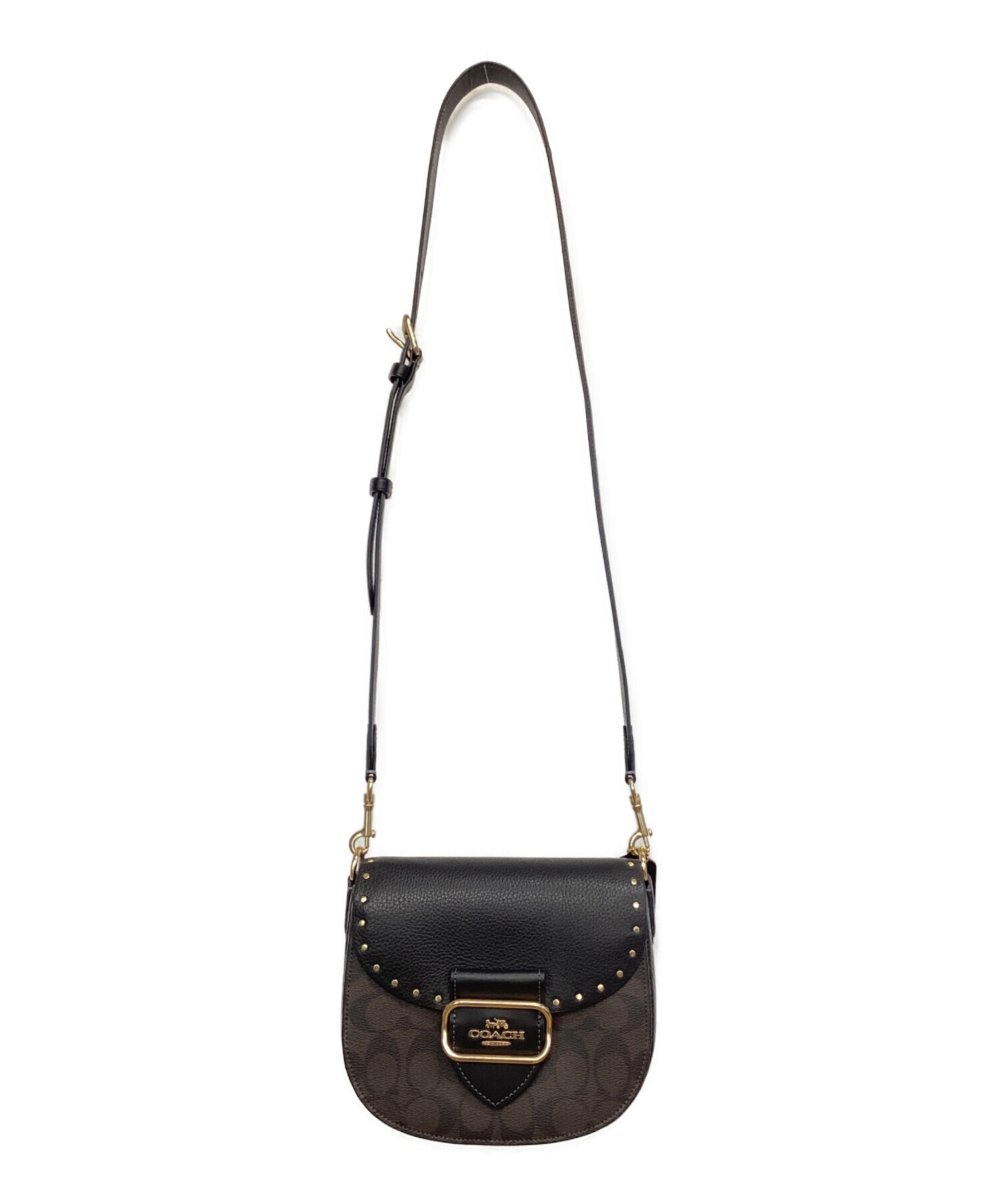 中古・古着通販】COACH (コーチ) ショルダーバッグ シグネチャー