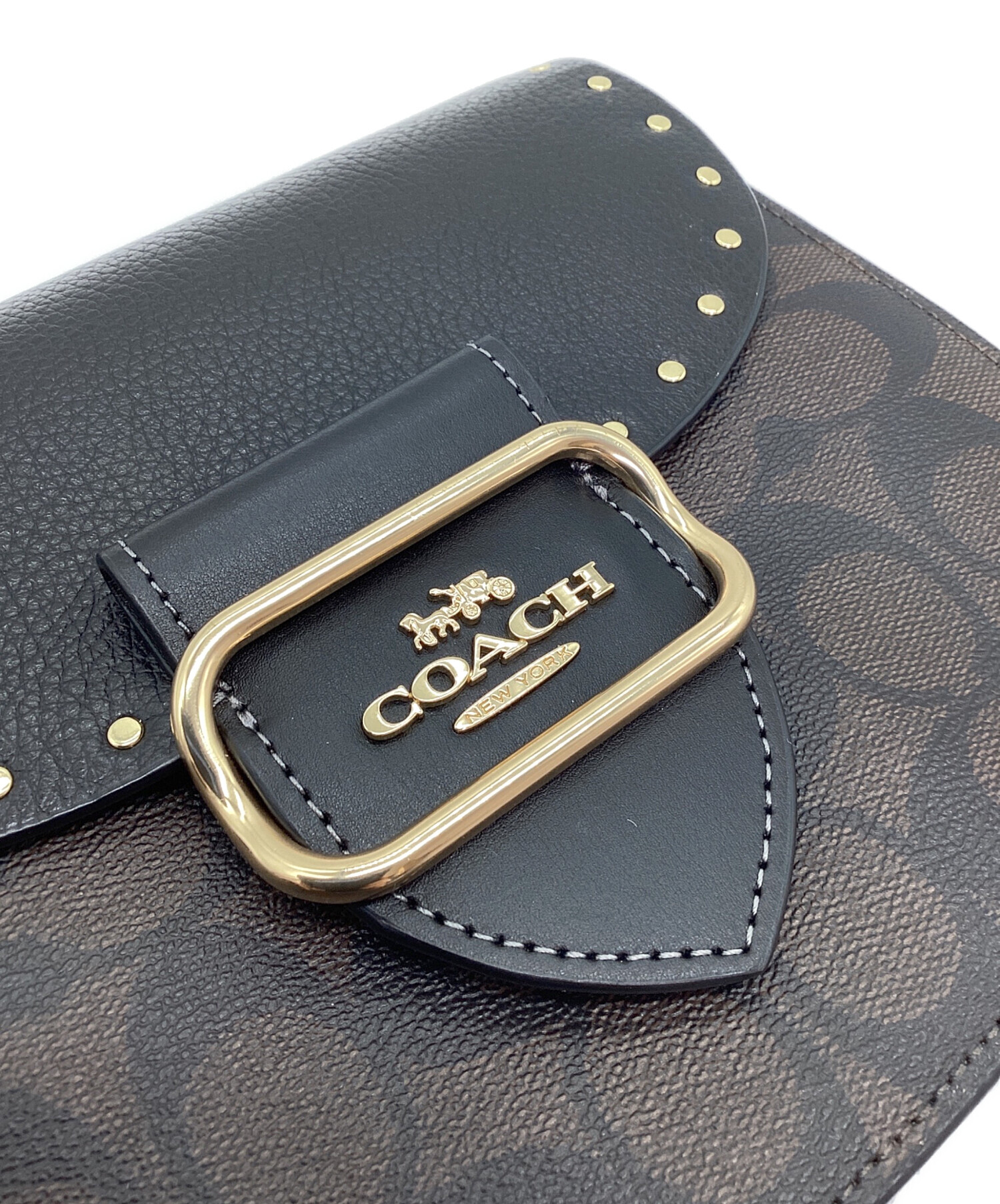 中古・古着通販】COACH (コーチ) ショルダーバッグ シグネチャー