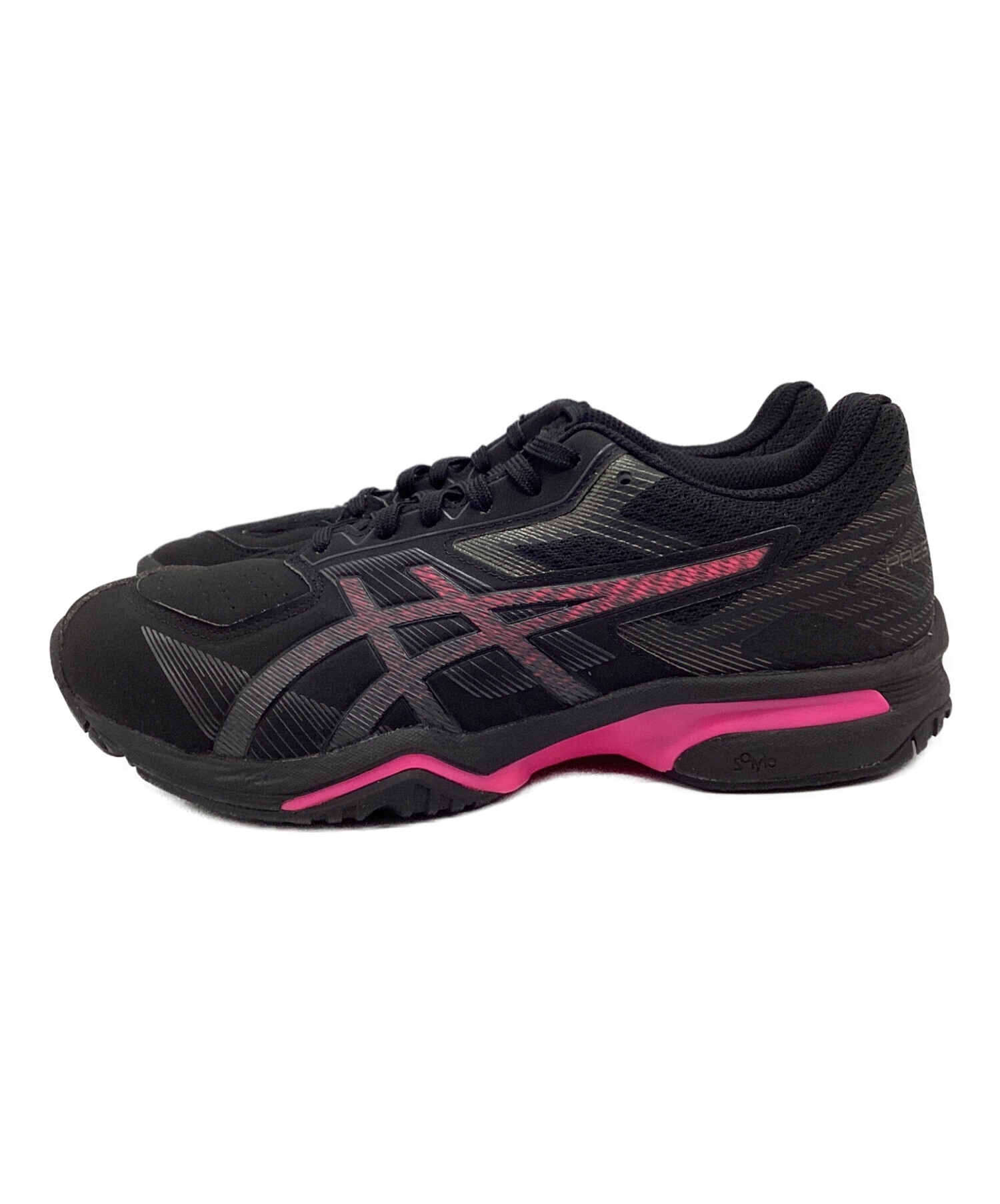 中古・古着通販】asics (アシックス) スニーカー ピンク×ブラック 