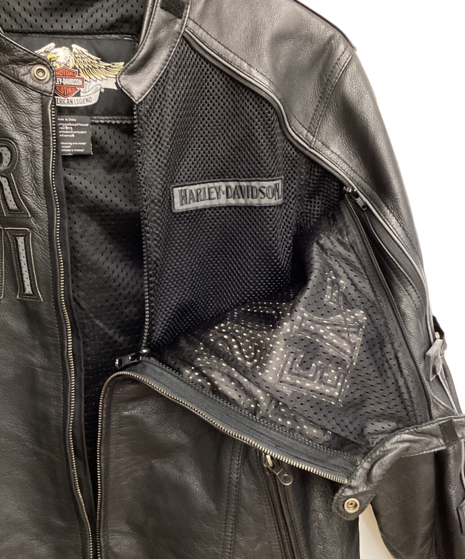 中古・古着通販】HARLEY-DAVIDSON (ハーレーダビッドソン) レザー