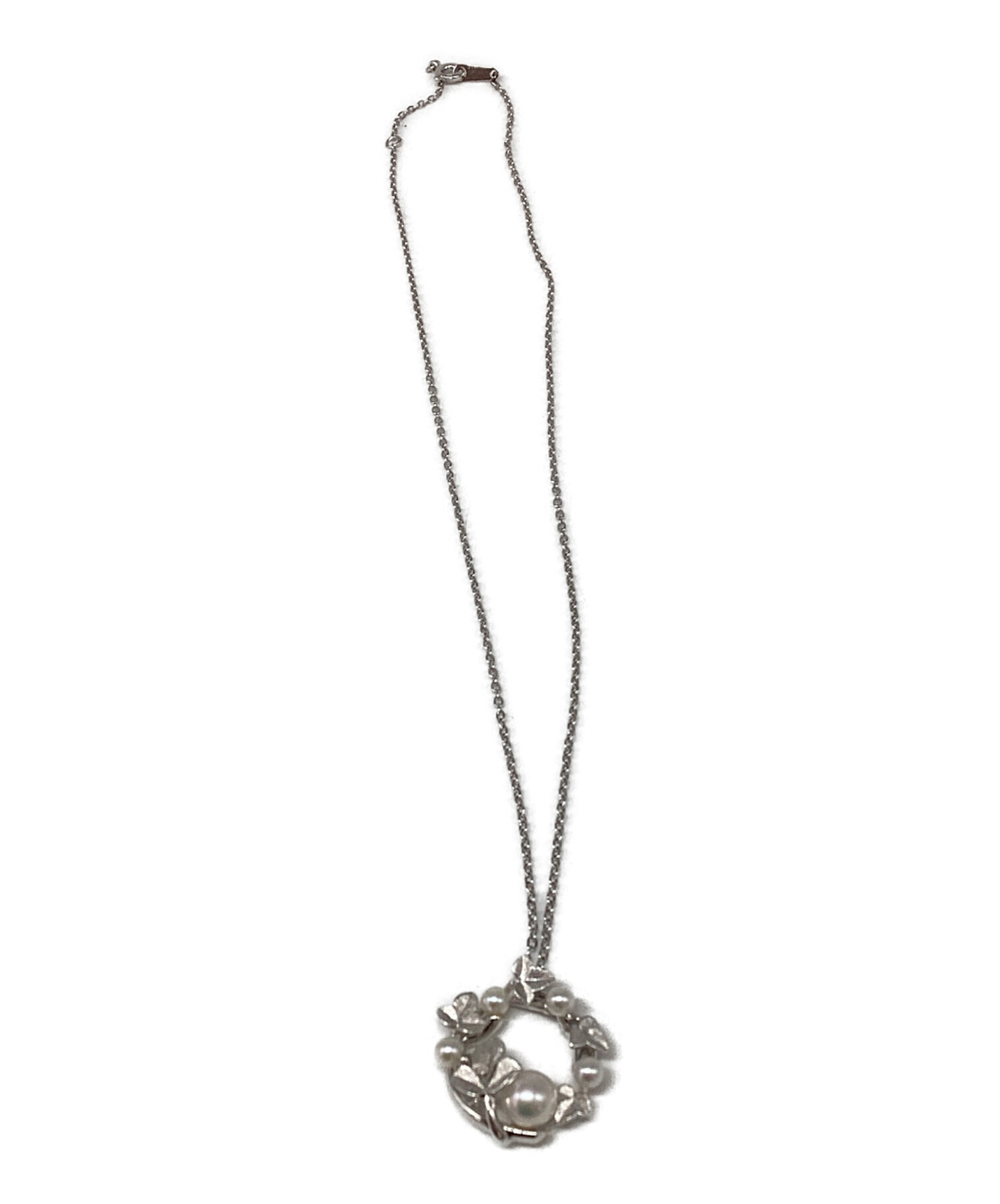中古・古着通販】MIKIMOTO (ミキモト) ネックレス シルバー｜ブランド