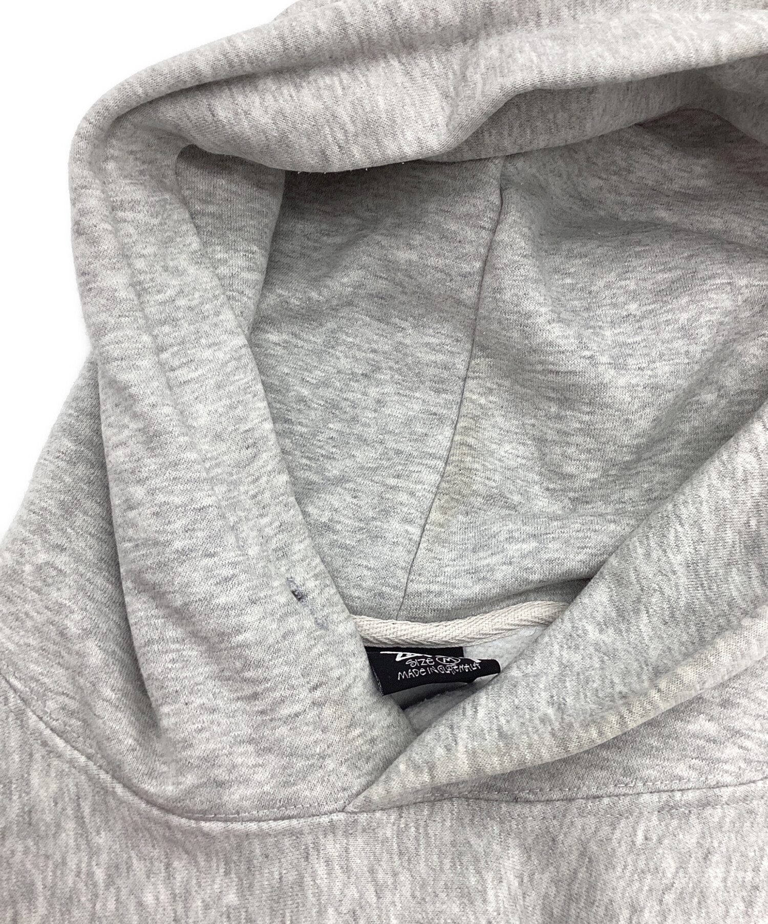 中古・古着通販】stussy (ステューシー) プルオーバーパーカー グレー