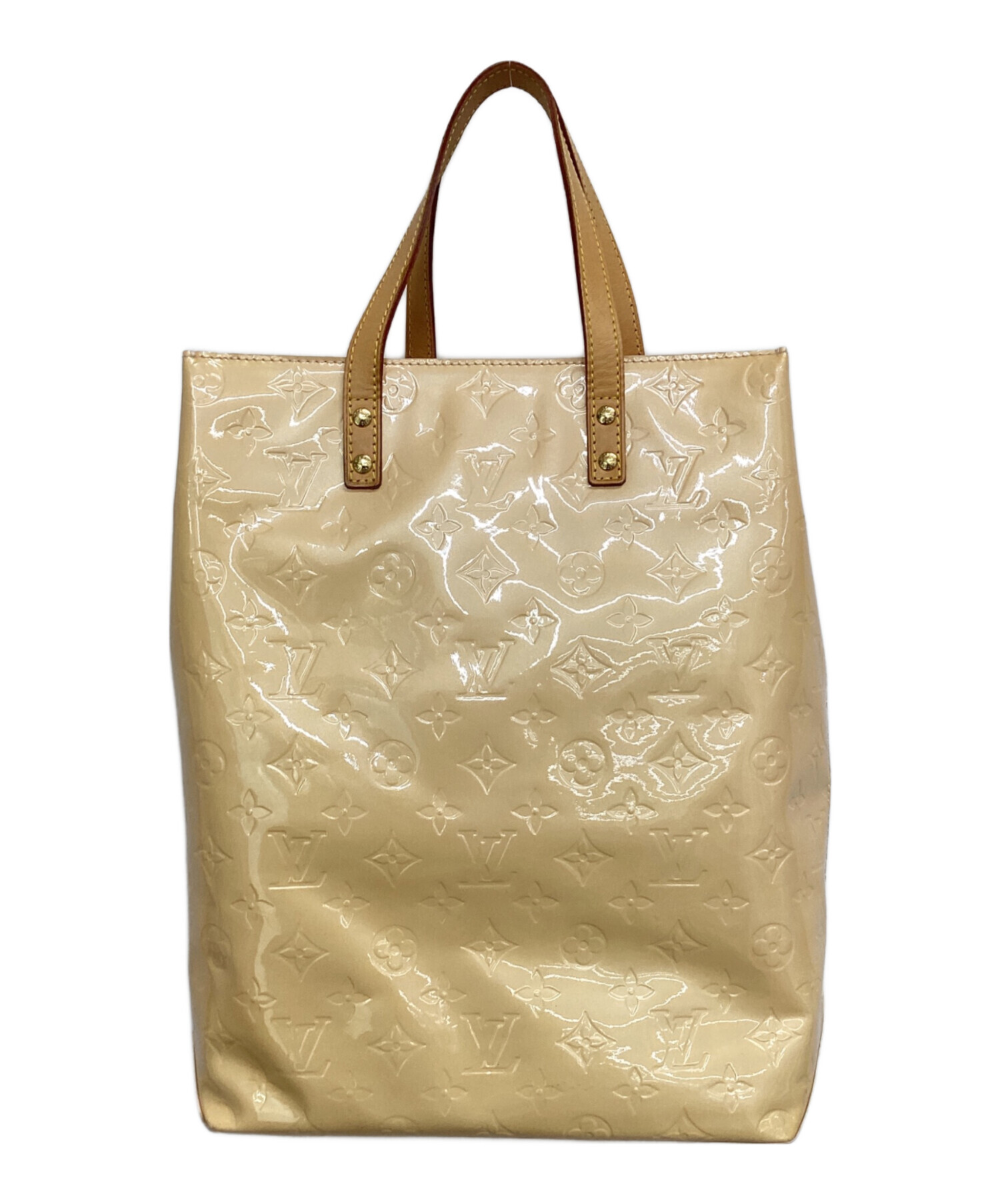 最終値下げ！Louis Vuitton ベージュ トートバッグ 中古・古着通販】LOUIS VUITTON (ルイ ヴィトン) バッグ ベージュ