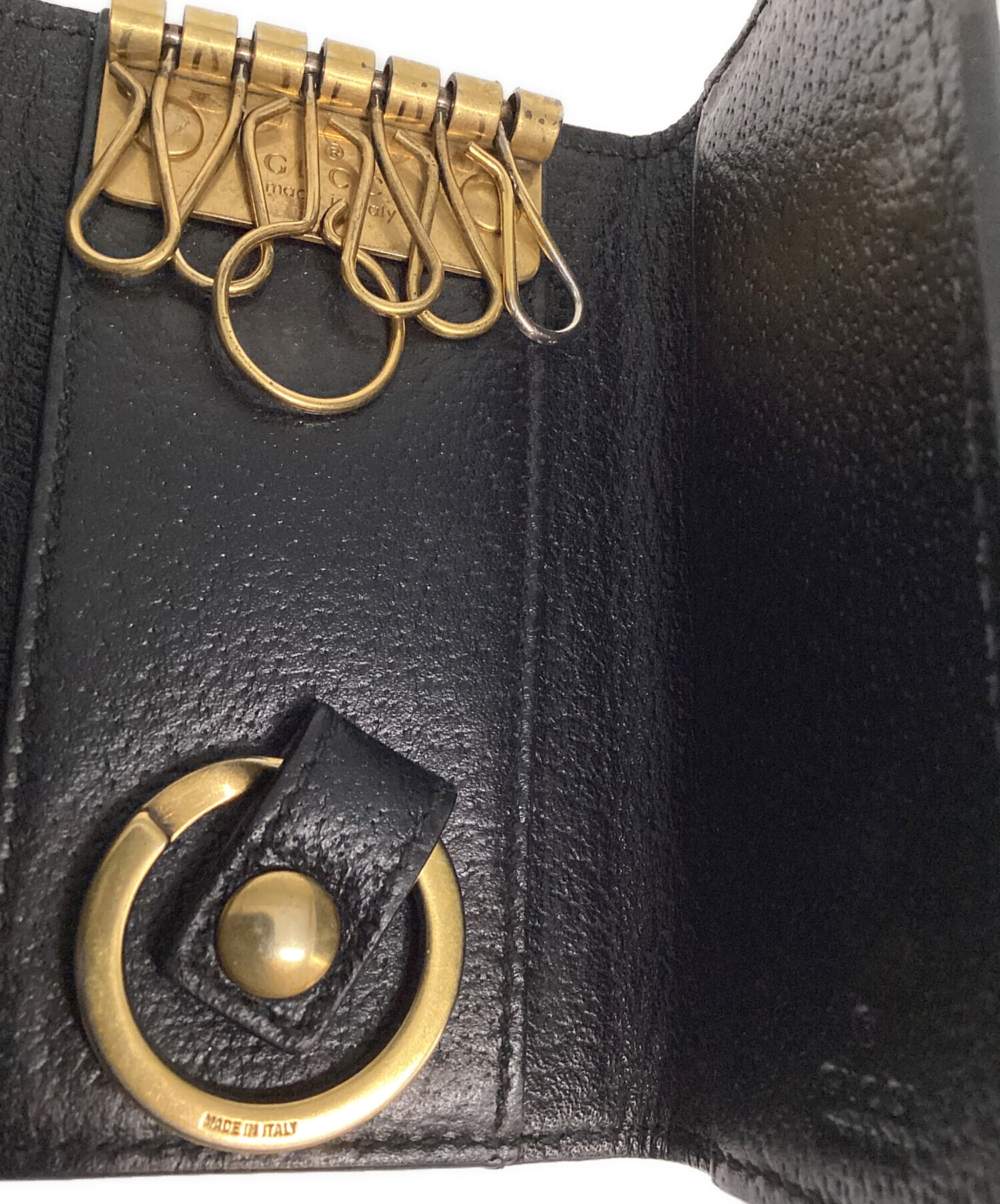 中古・古着通販】GUCCI (グッチ) 6連キーケース ブラック｜ブランド