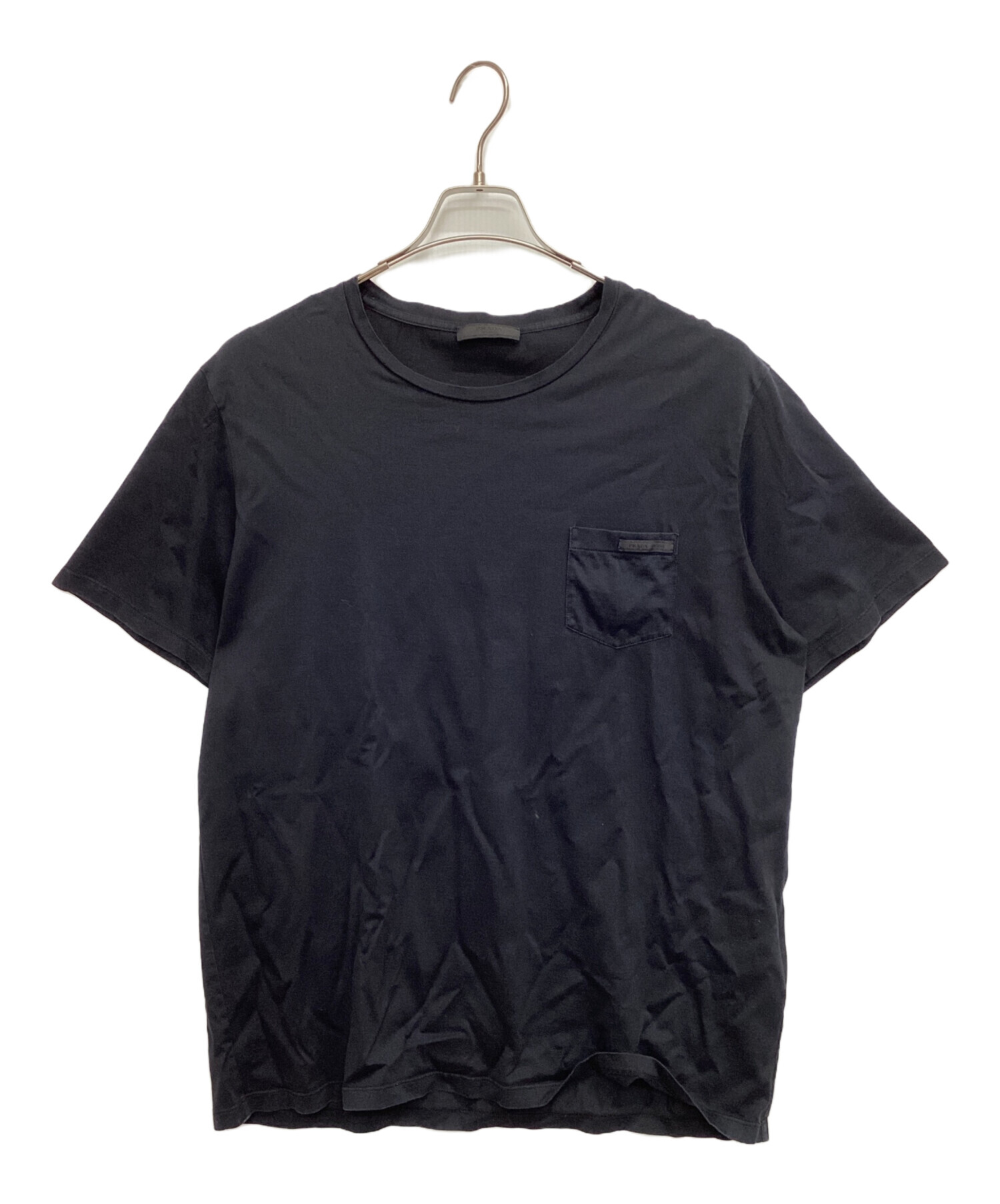 PRADA 半袖カットソー 中古・古着通販】PRADA (プラダ) 半袖カットソー ネイビー サイズ:XXL