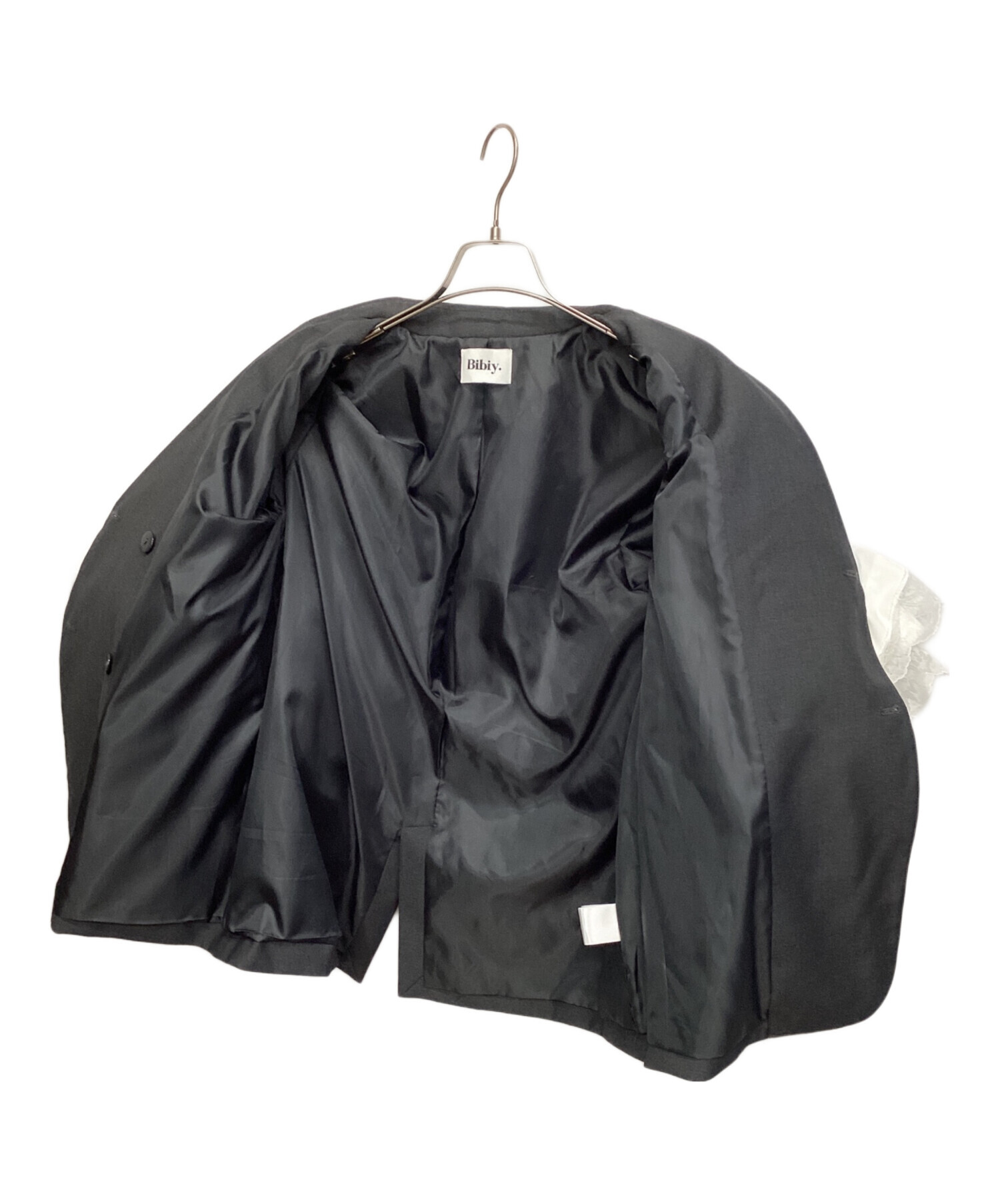 公式サイト購入　Bibiy ビビィ　新品タグ付き　トップス　ジャケット 中古・古着通販】Bibiy. (ビビィ) ダブルジャケット グレー サイズ