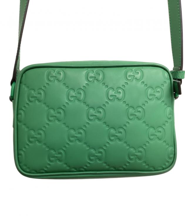 中古・古着通販】GUCCI (グッチ) ショルダーバッグ GG グリーン