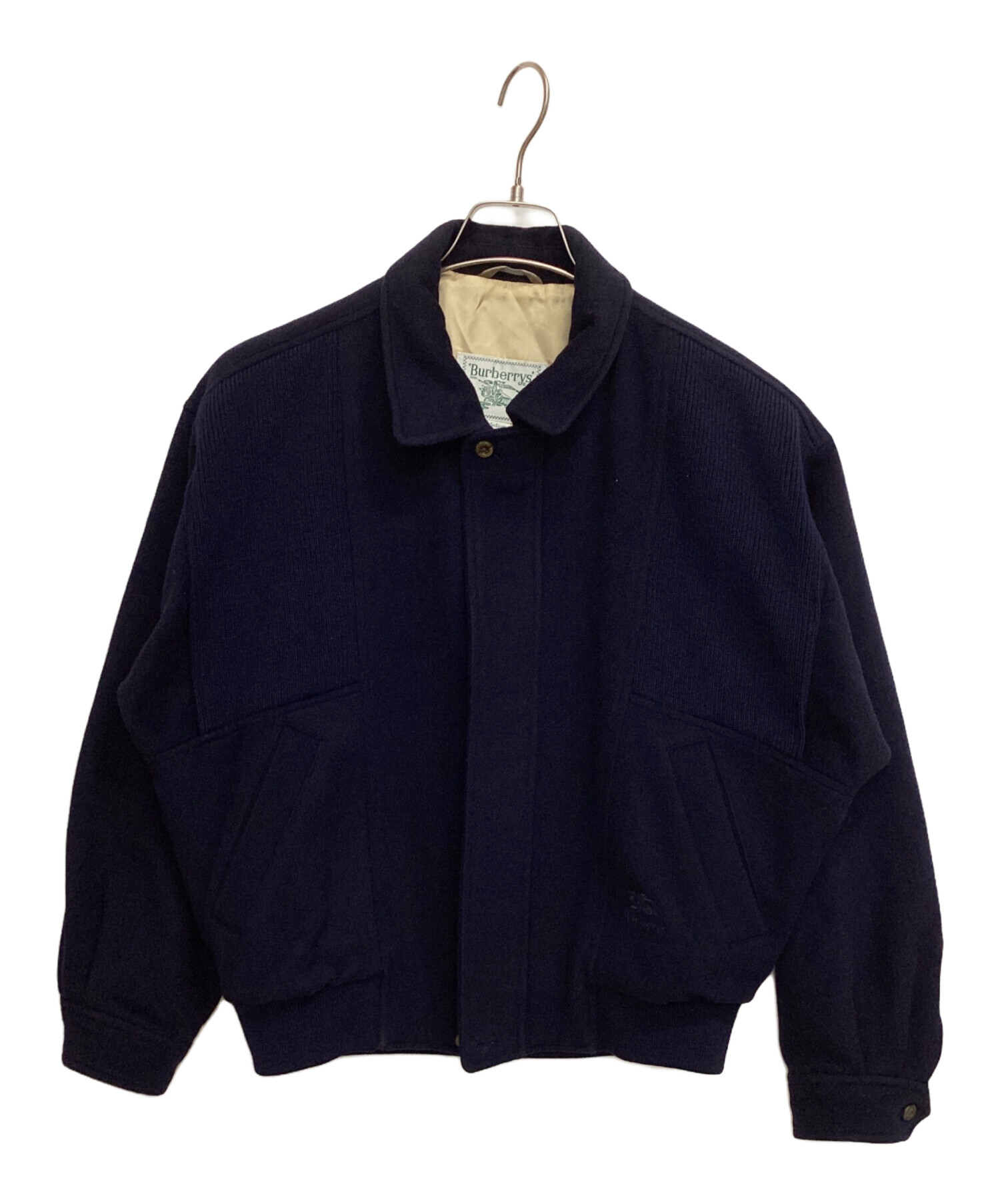 希少サイズ 3L●Burberrys スイングトップ ブルゾン y2k ネイビー 中古・古着通販】Burberry's (バーバリーズ) スイングトップ ネイビー