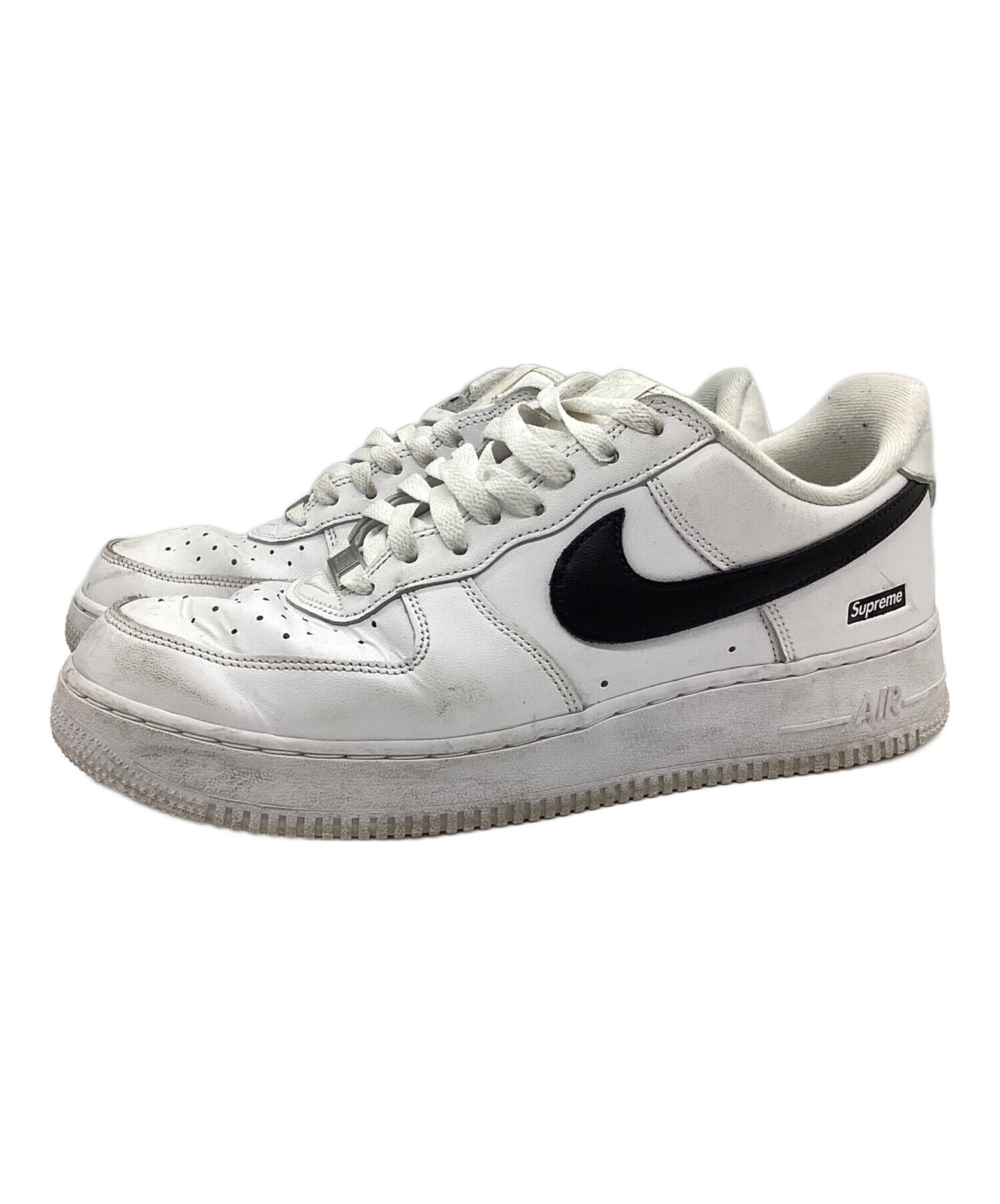 【27.5cm中古】Supreme ✕ ナイキ エアフォース1 ロー ホワイト 中古・古着通販】NIKE (ナイキ) Supreme (シュプリーム) AIR FORCE1
