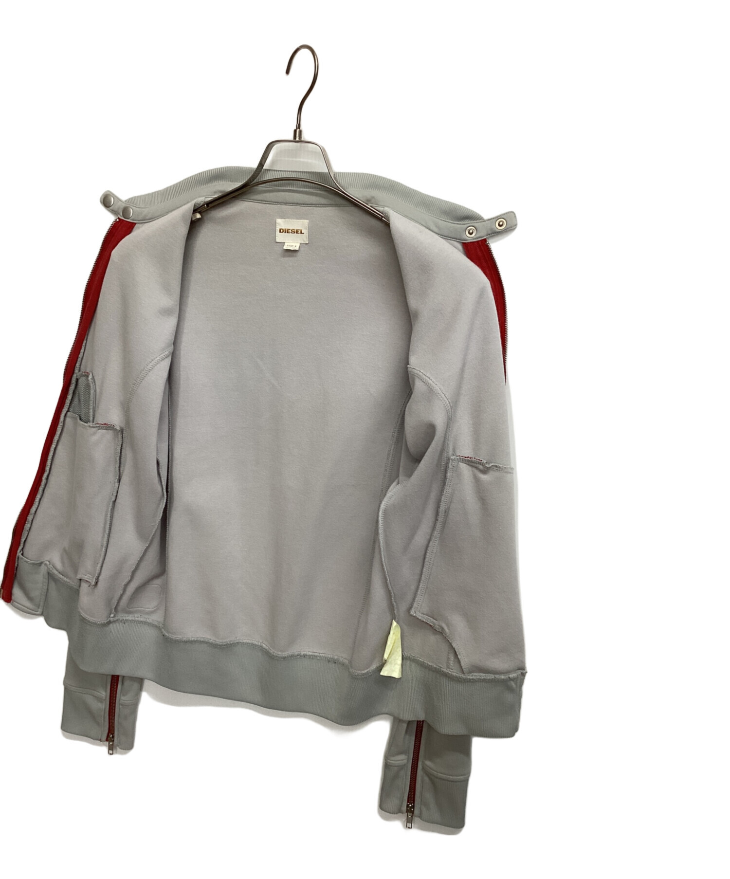 中古・古着通販】DIESEL (ディーゼル) ジップジャケット グレー サイズ