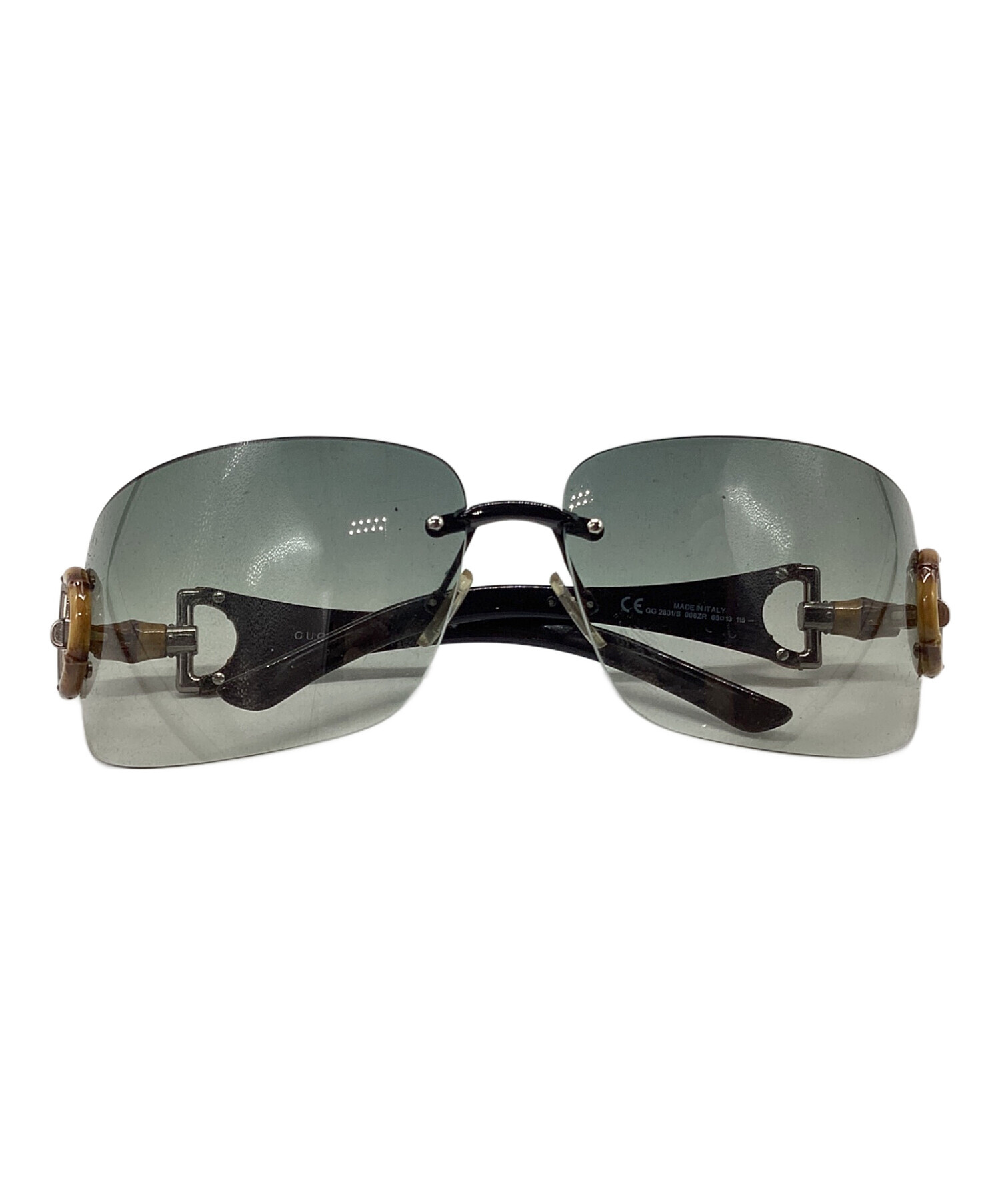 Gucci サングラス ブラック/ブラウン 中古・古着通販】GUCCI (グッチ) サングラス ブラウン×ブラック サイズ