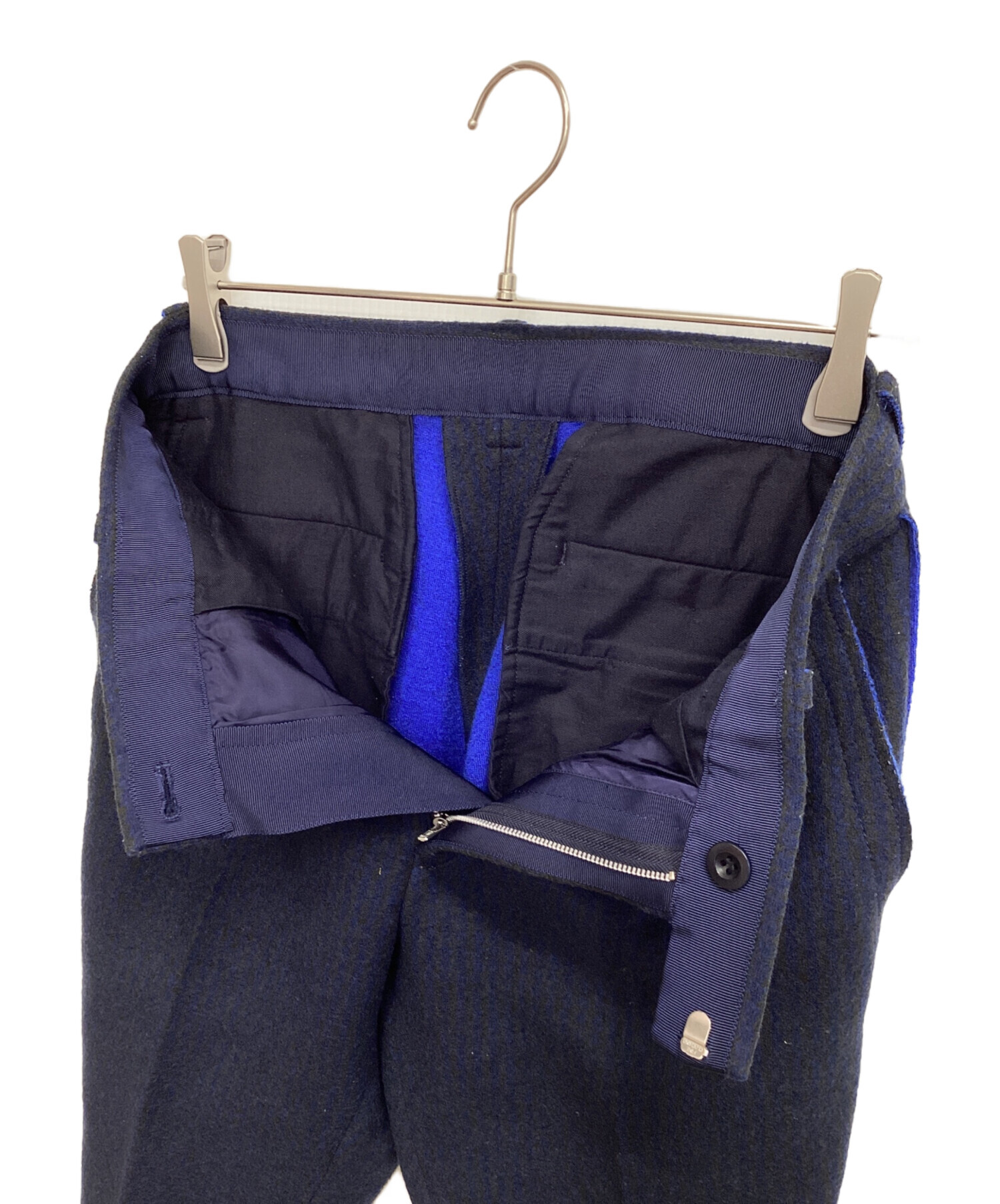 中古・古着通販】sacai (サカイ) パンツ ネイビー サイズ:79｜ブランド