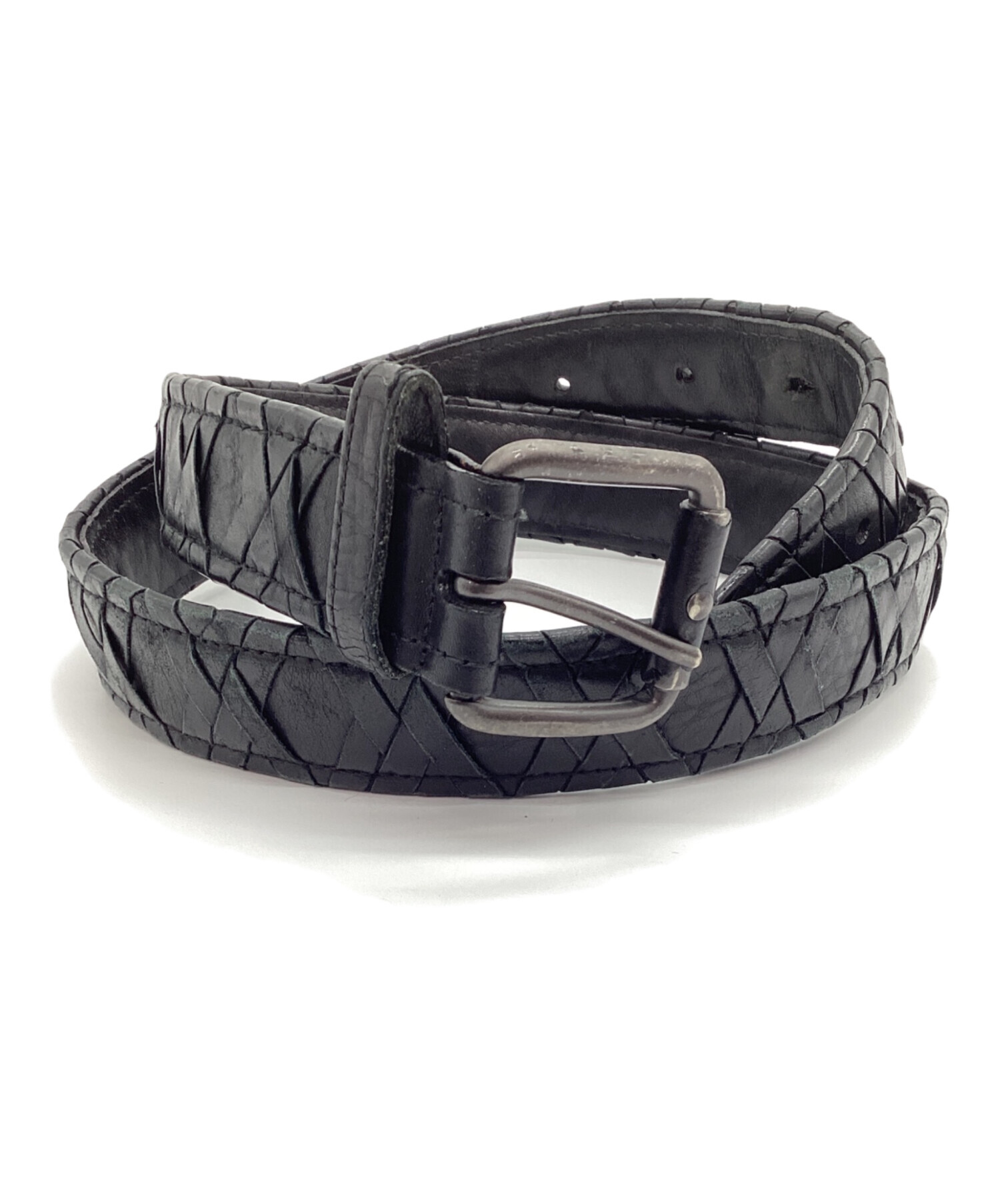 中古・古着通販】BOTTEGA VENETA (ボッテガベネタ) レザーベルト