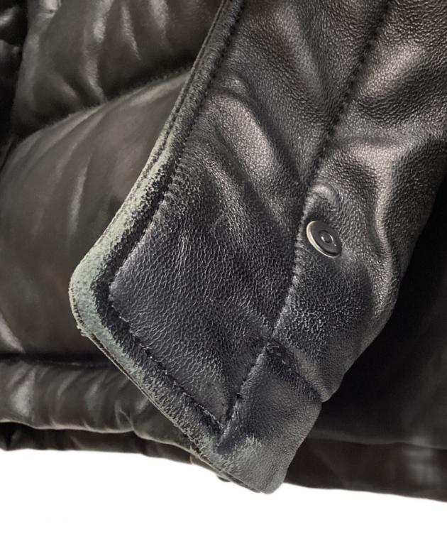 中古・古着通販】Paul Smith (ポールスミス) レザー ダウンジャケット