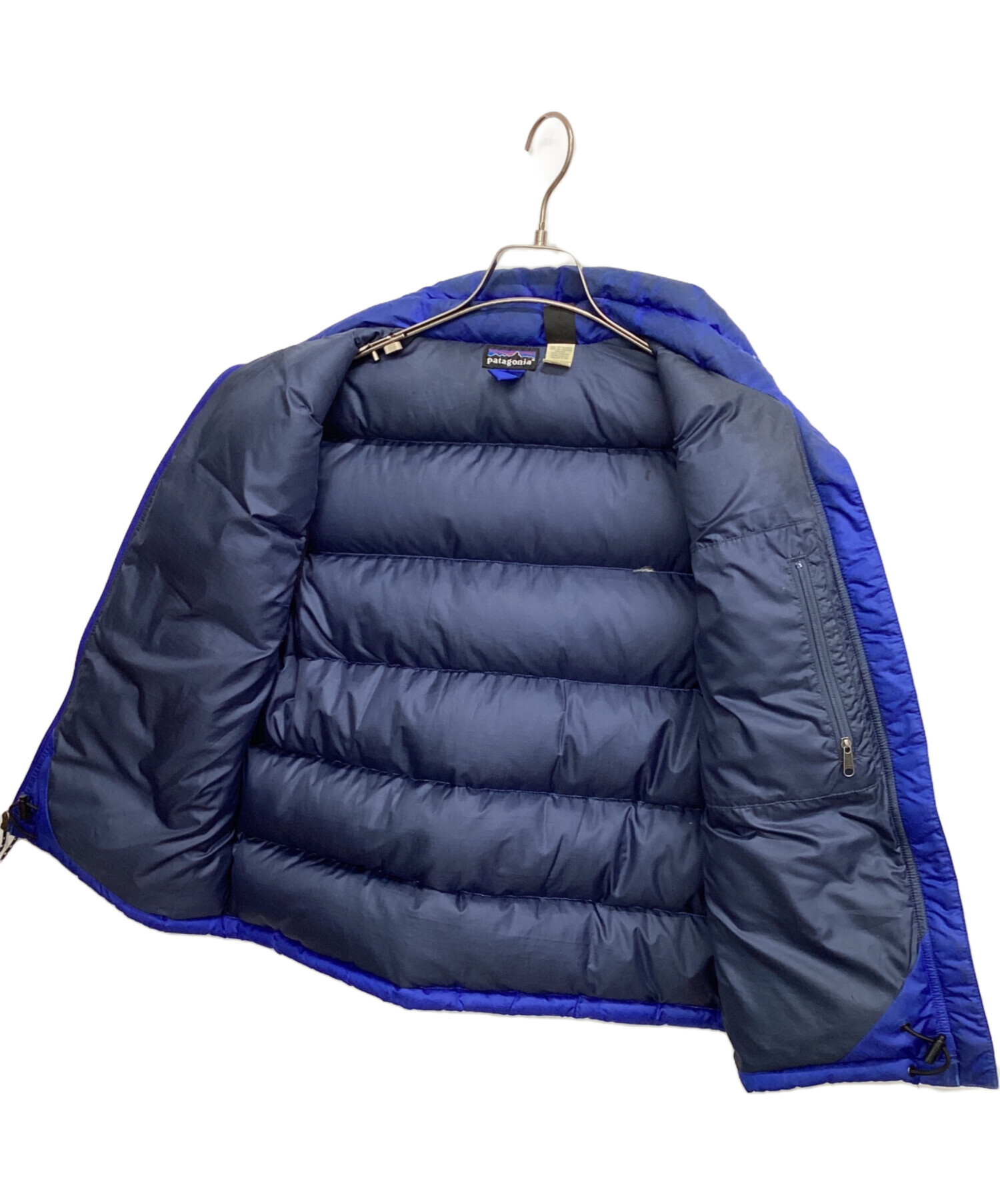 中古・古着通販】Patagonia (パタゴニア) ダウンベスト ブルー サイズ