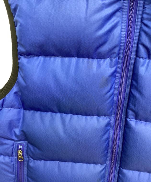 中古・古着通販】Patagonia (パタゴニア) ダウンベスト ブルー サイズ