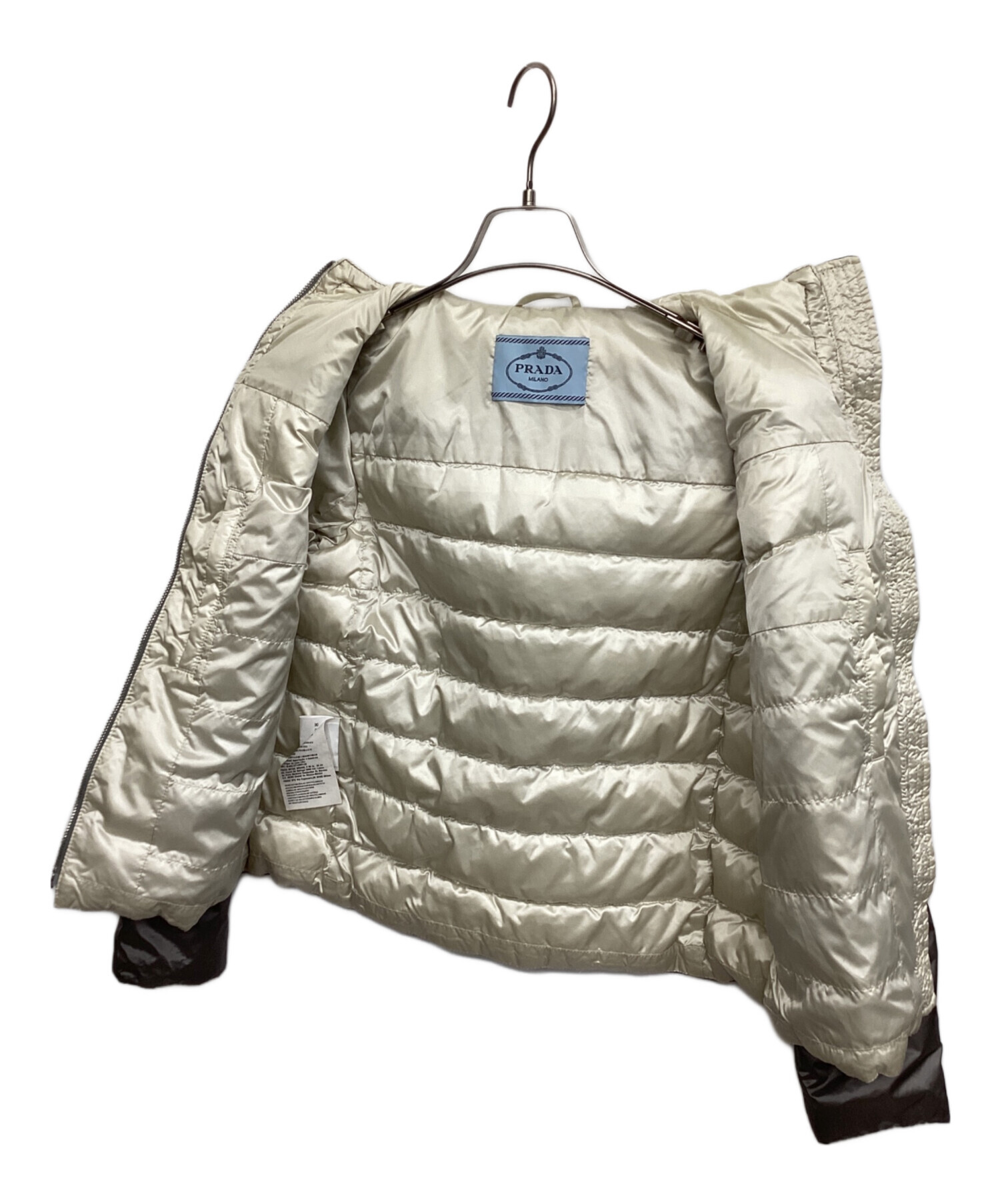 中古・古着通販】PRADA (プラダ) ダウンジャケット グレー サイズ:38