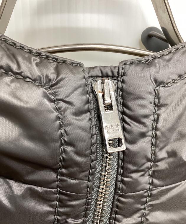 中古・古着通販】PRADA (プラダ) ダウンジャケット グレー サイズ:38
