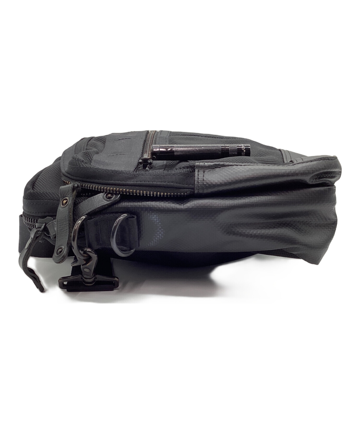 PORTER ヒート　ブラック ショルダーバッグ　中古　ボディバック 中古・古着通販】PORTER (ポーター) ショルダーバッグ ヒート ブラック