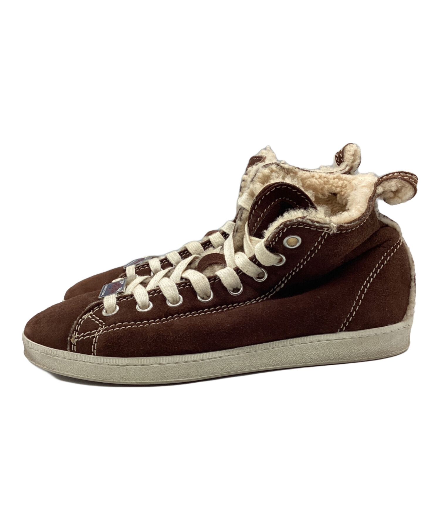 DSQUARED2 ディースクエアード 13AW厚底モカシンシューズ40.5 中古・古着通販】DSQUARED2 (ディースクエアード) スウェードボア