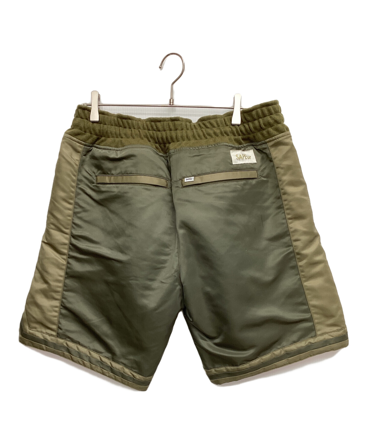 新品sapeur サプール　LTD sports wear ハーフパンツ　L 中古・古着通販】SAPEur (サプール) ハーフパンツ カーキ サイズ:M