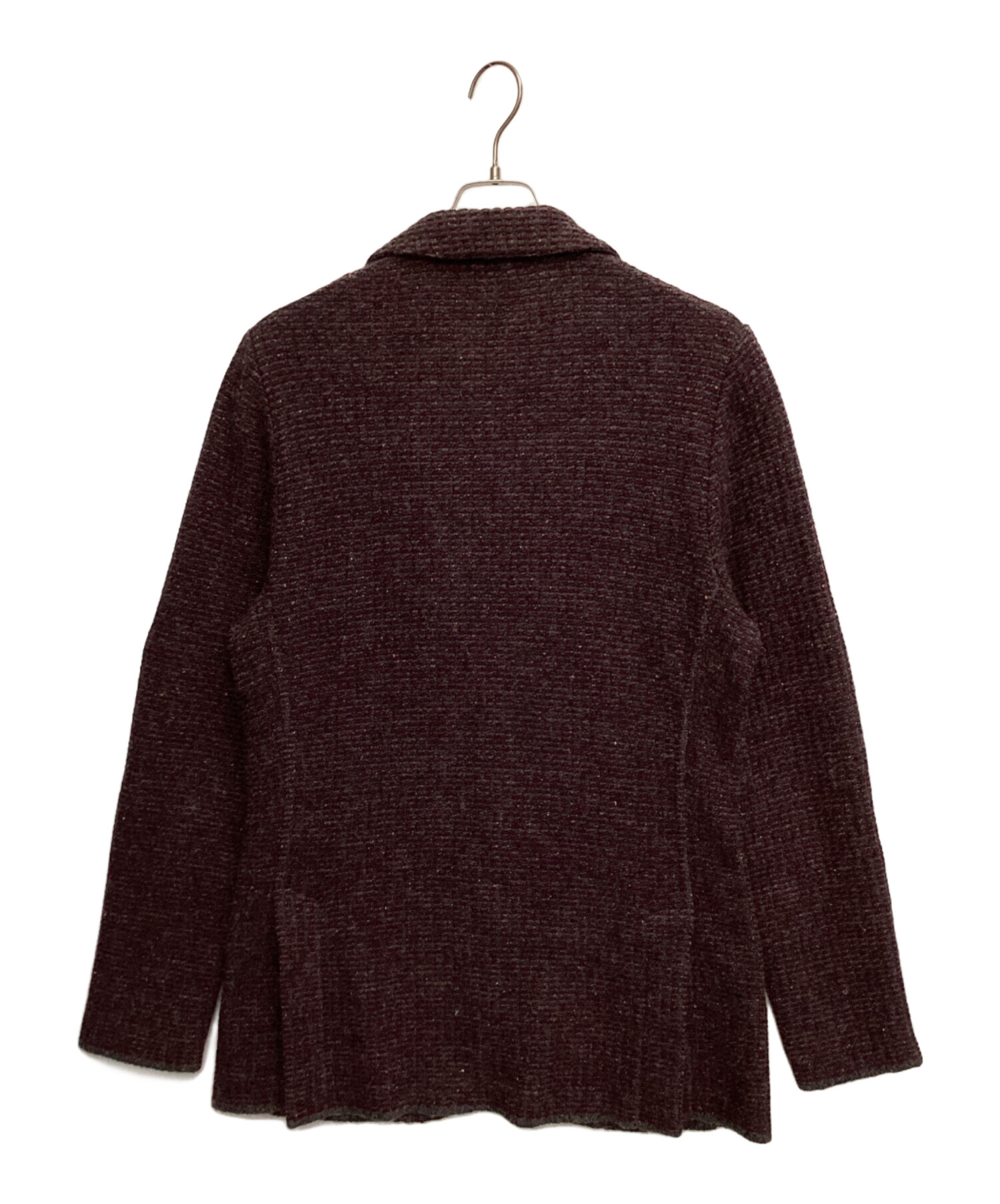 ✨新品未使用 LARDINI Lサイズ相当 中古・古着通販】LARDINI (ラルディーニ) ニットジャケット ボルドー