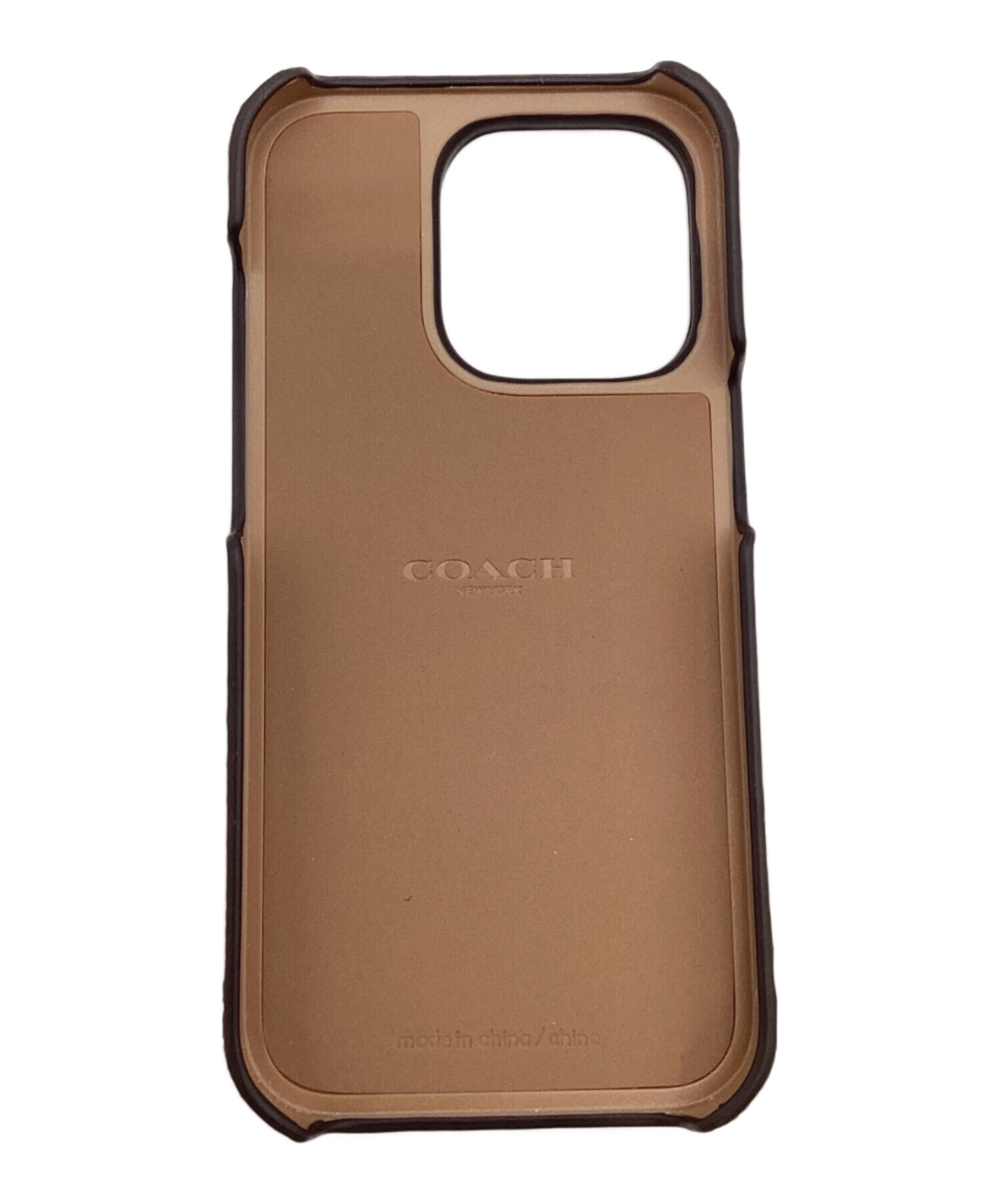 中古・古着通販】COACH (コーチ) iphoneケース REX LTR PC 14 PRO CM