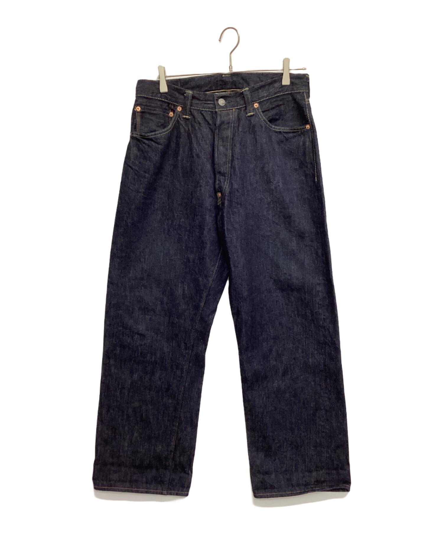SUGARCANE 2014 デニム 濃紺 耳付 W38 中古・古着通販】SUGAR CANE (シュガーケーン) デニムパンツ ネイビー