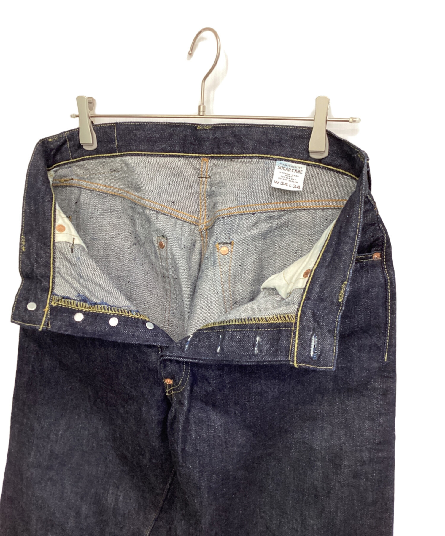 中古・古着通販】SUGAR CANE (シュガーケーン) デニムパンツ ネイビー