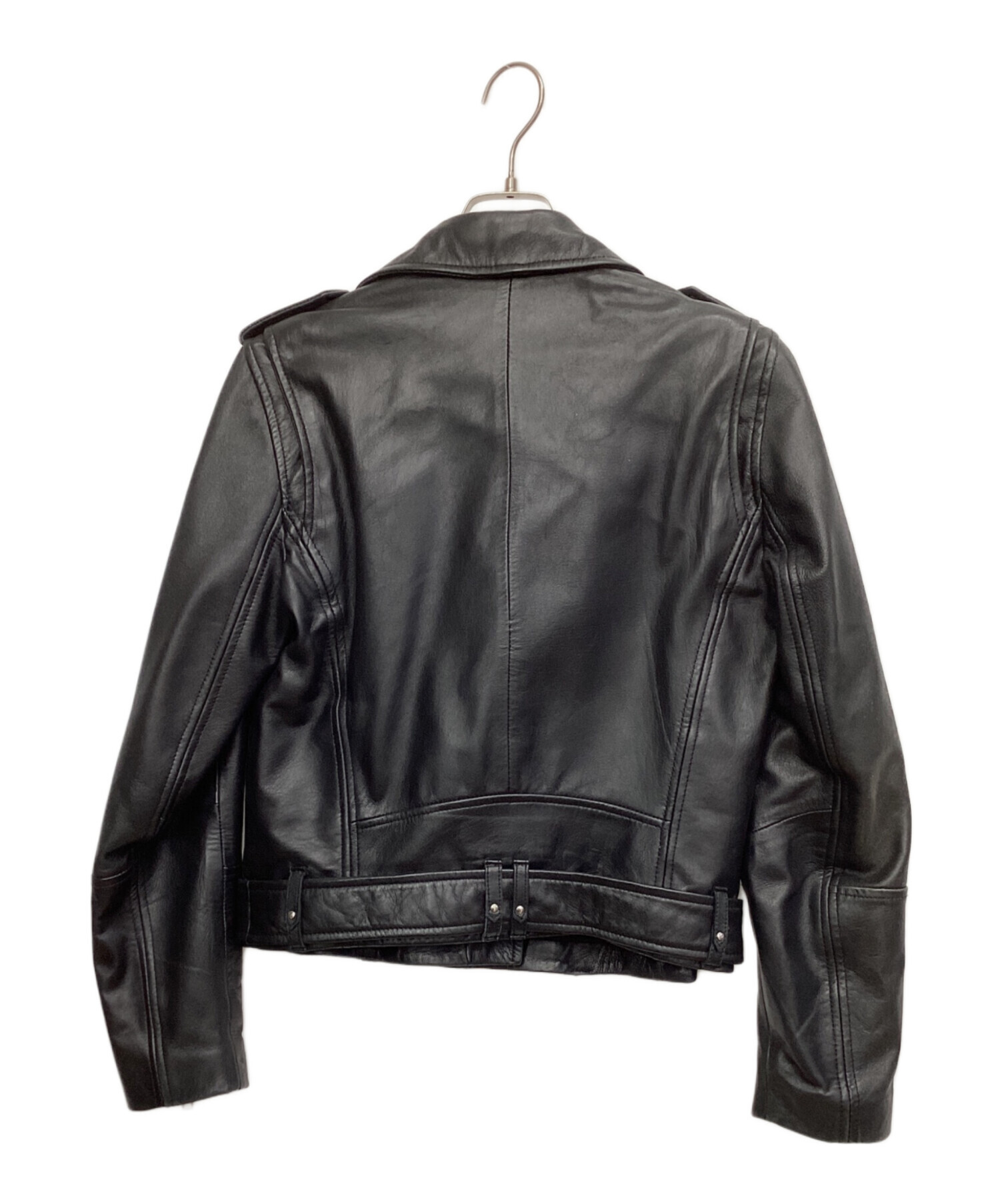 中古・古着通販】ZARA (ザラ) ライダースジャケット ブラック サイズ