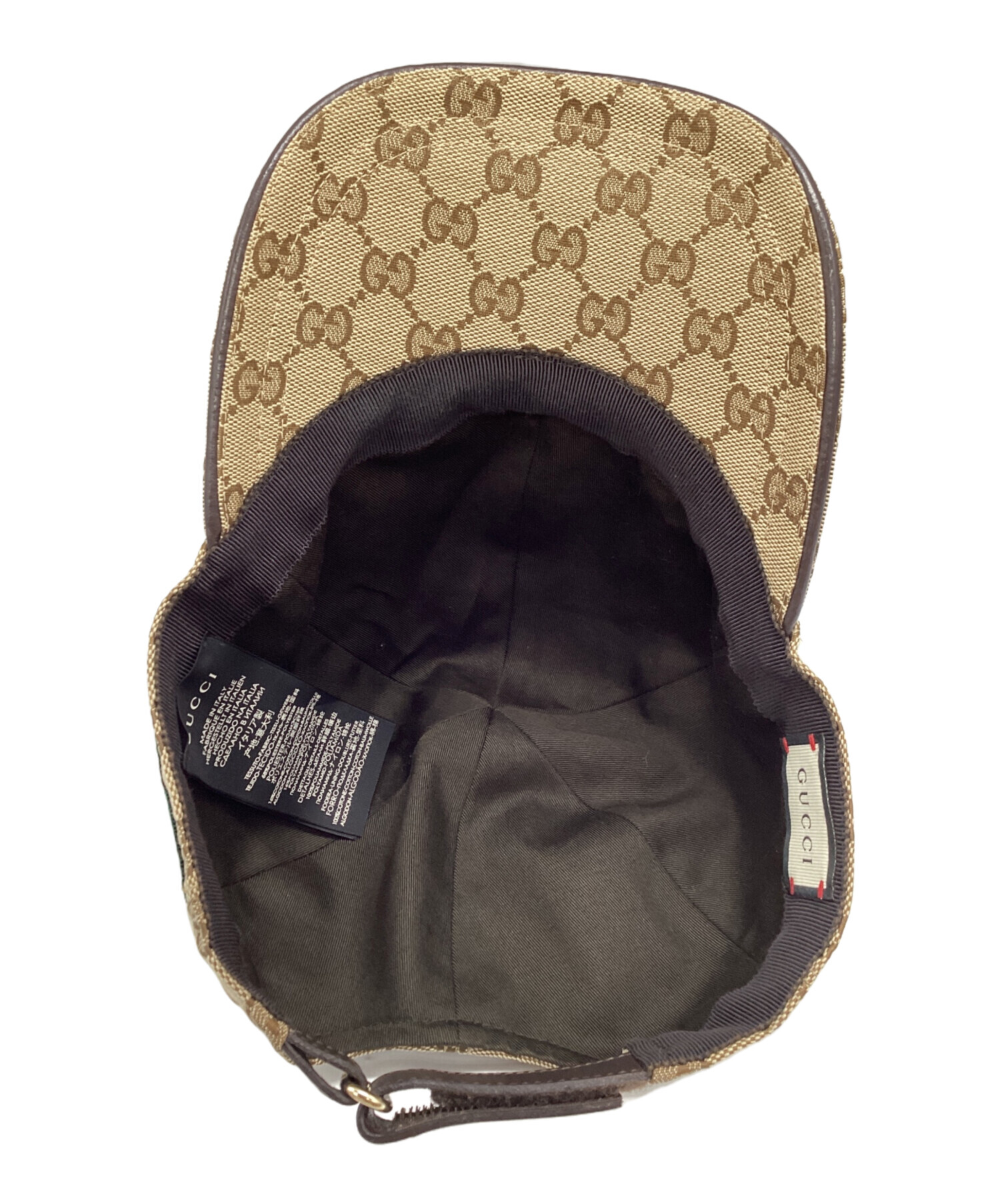 中古・古着通販】GUCCI (グッチ) ベースボールキャップ GGキャンバス