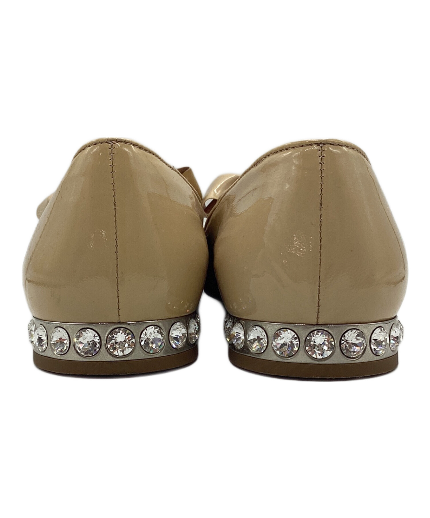中古・古着通販】MIU MIU (ミュウミュウ) エナメルリボンパンプス