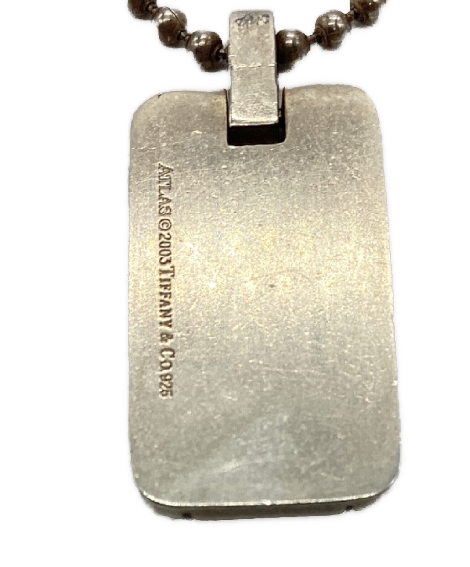 中古・古着通販】Tiffany & Co. (ティファニー) プレートネックレス