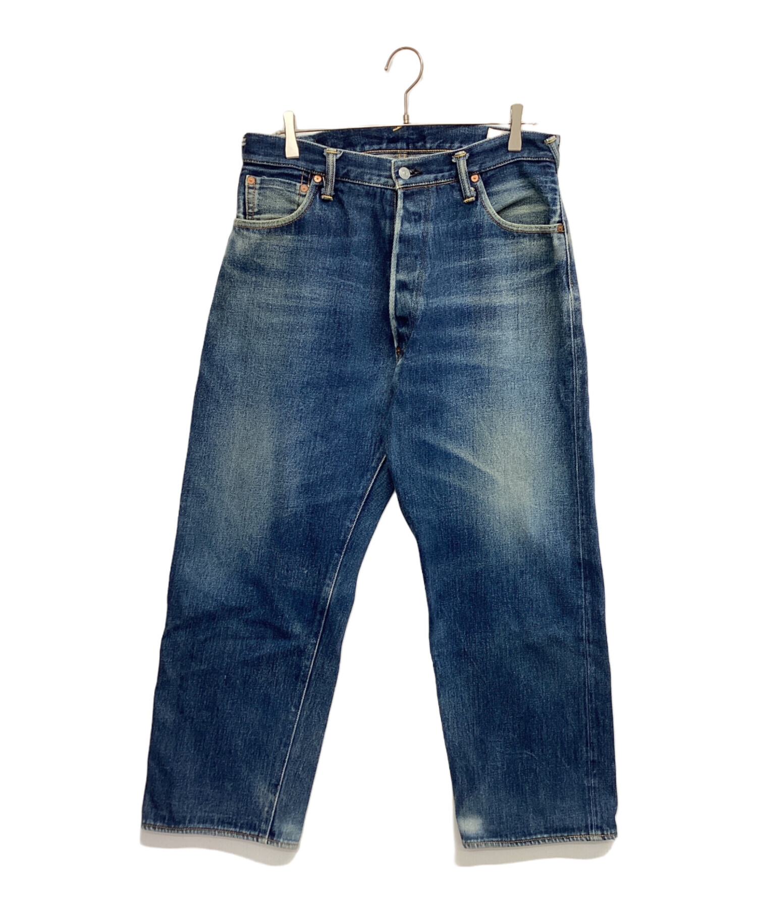 中古・古着通販】EVISU (エヴィス) デニムパンツ ネイビー サイズ:W38