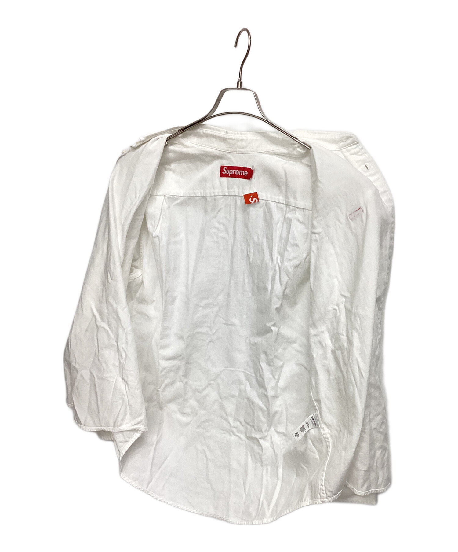 中古・古着通販】Supreme (シュプリーム) 長袖シャツ ホワイト サイズ