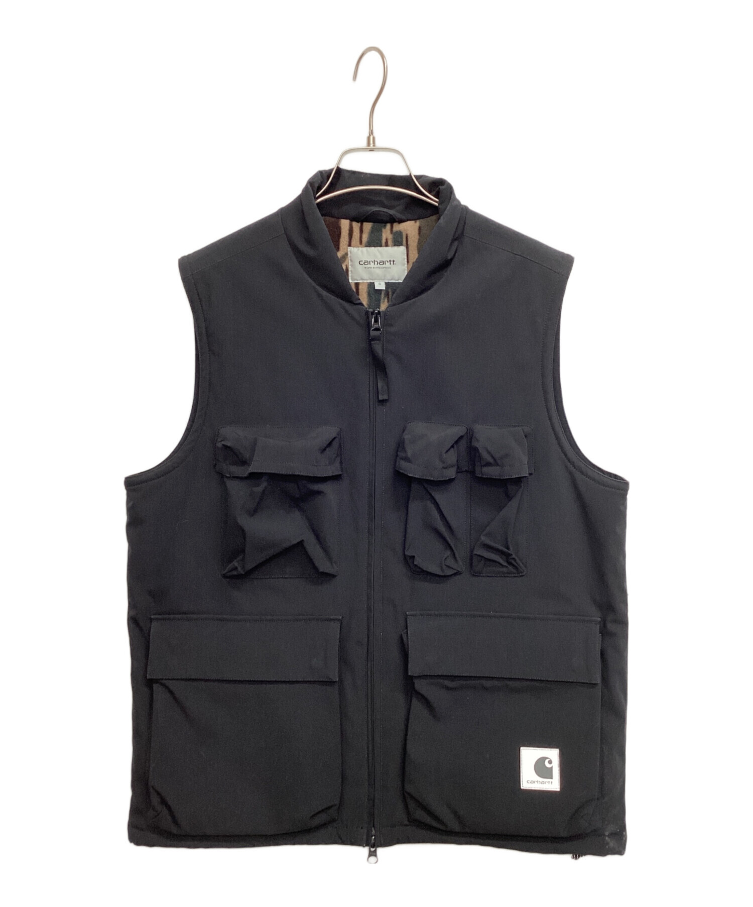 中古・古着通販】CarHartt (カーハート) ベスト ブラック サイズ:S