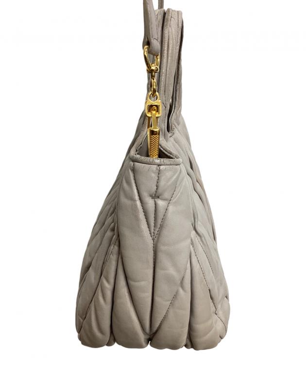 中古・古着通販】MIU MIU (ミュウミュウ) 2WAYショルダーバッグ グレー