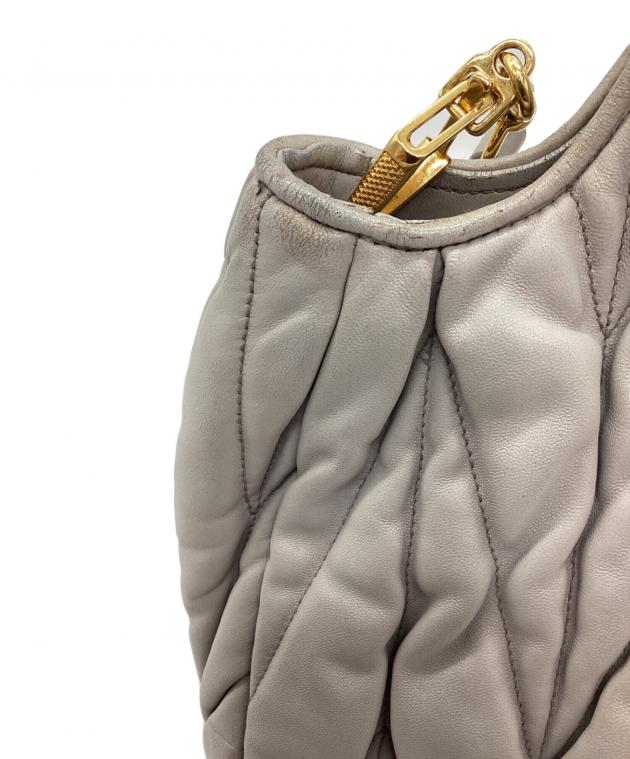 中古・古着通販】MIU MIU (ミュウミュウ) 2WAYショルダーバッグ グレー