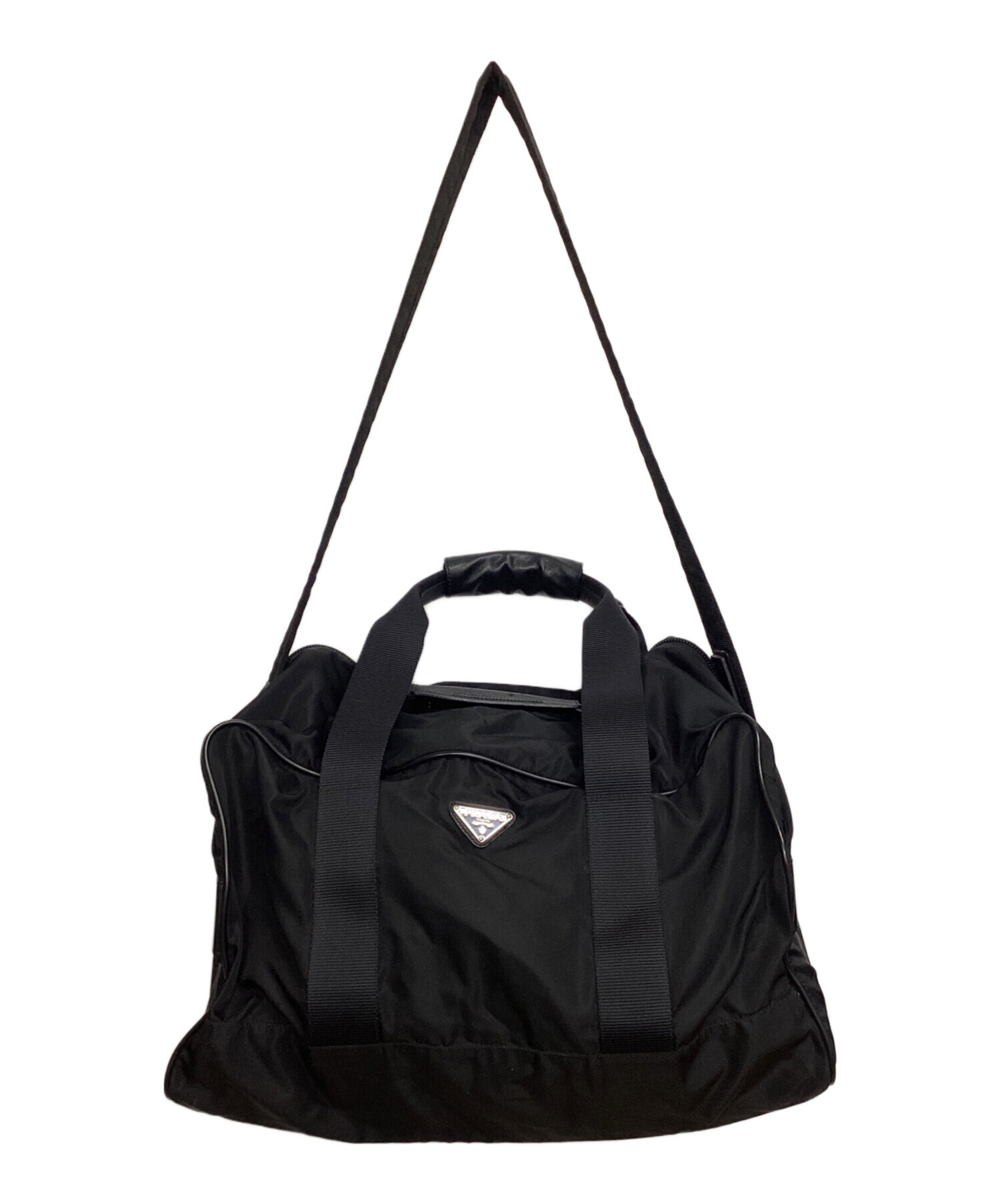 中古・古着通販】PRADA (プラダ) ボストンバッグ ブラック｜ブランド