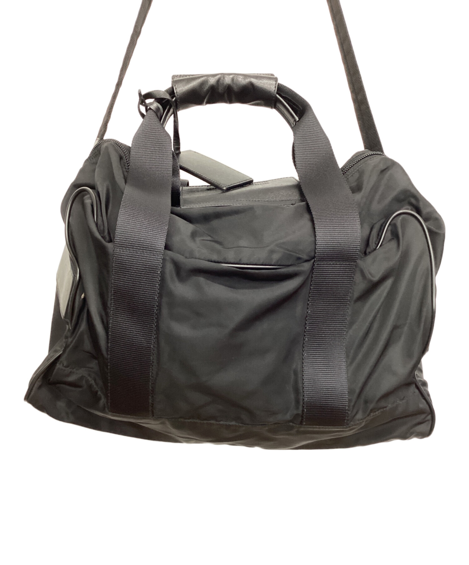 中古・古着通販】PRADA (プラダ) ボストンバッグ ブラック｜ブランド