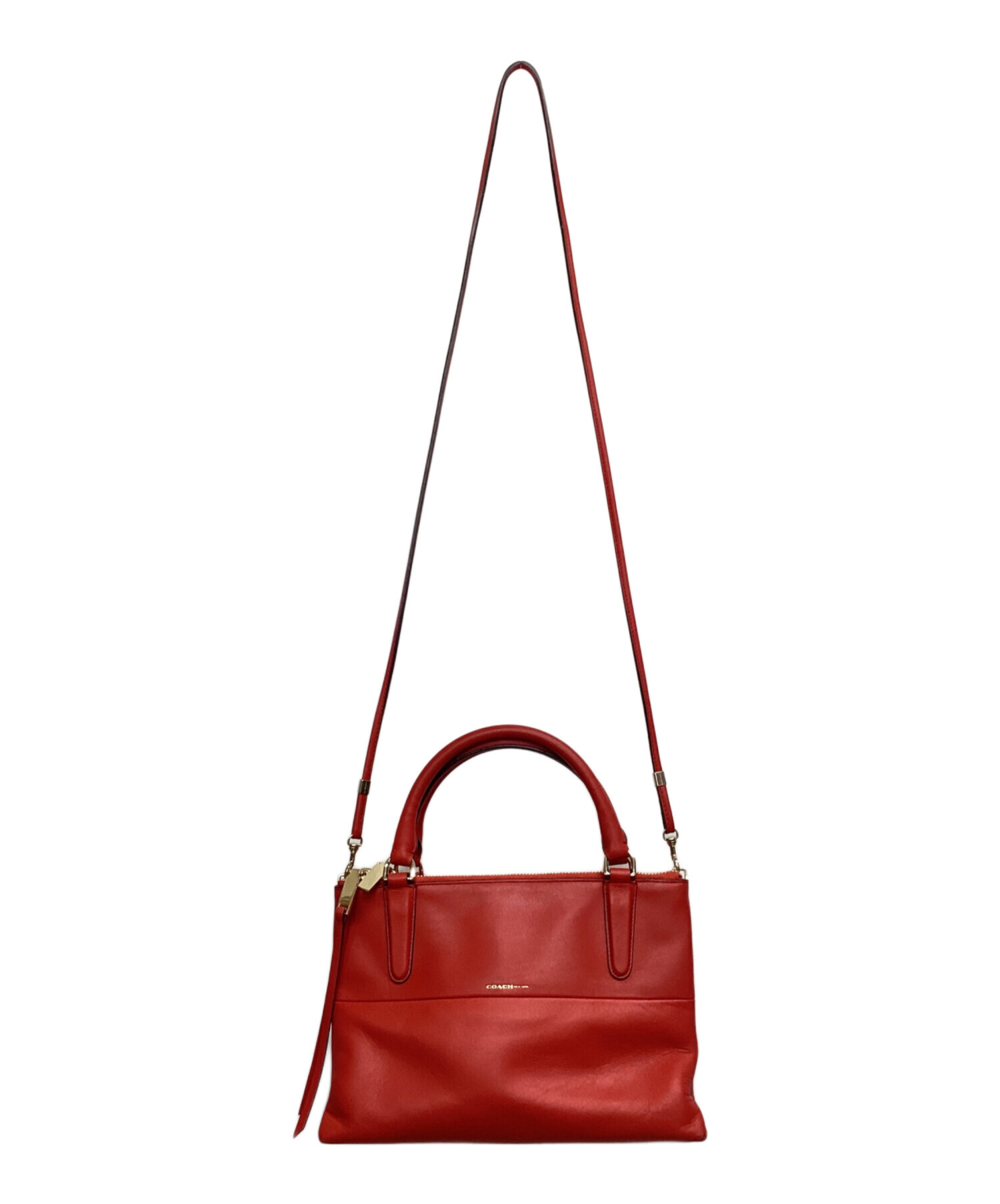 中古・古着通販】COACH (コーチ) 2WAYバッグ レッド｜ブランド・古着