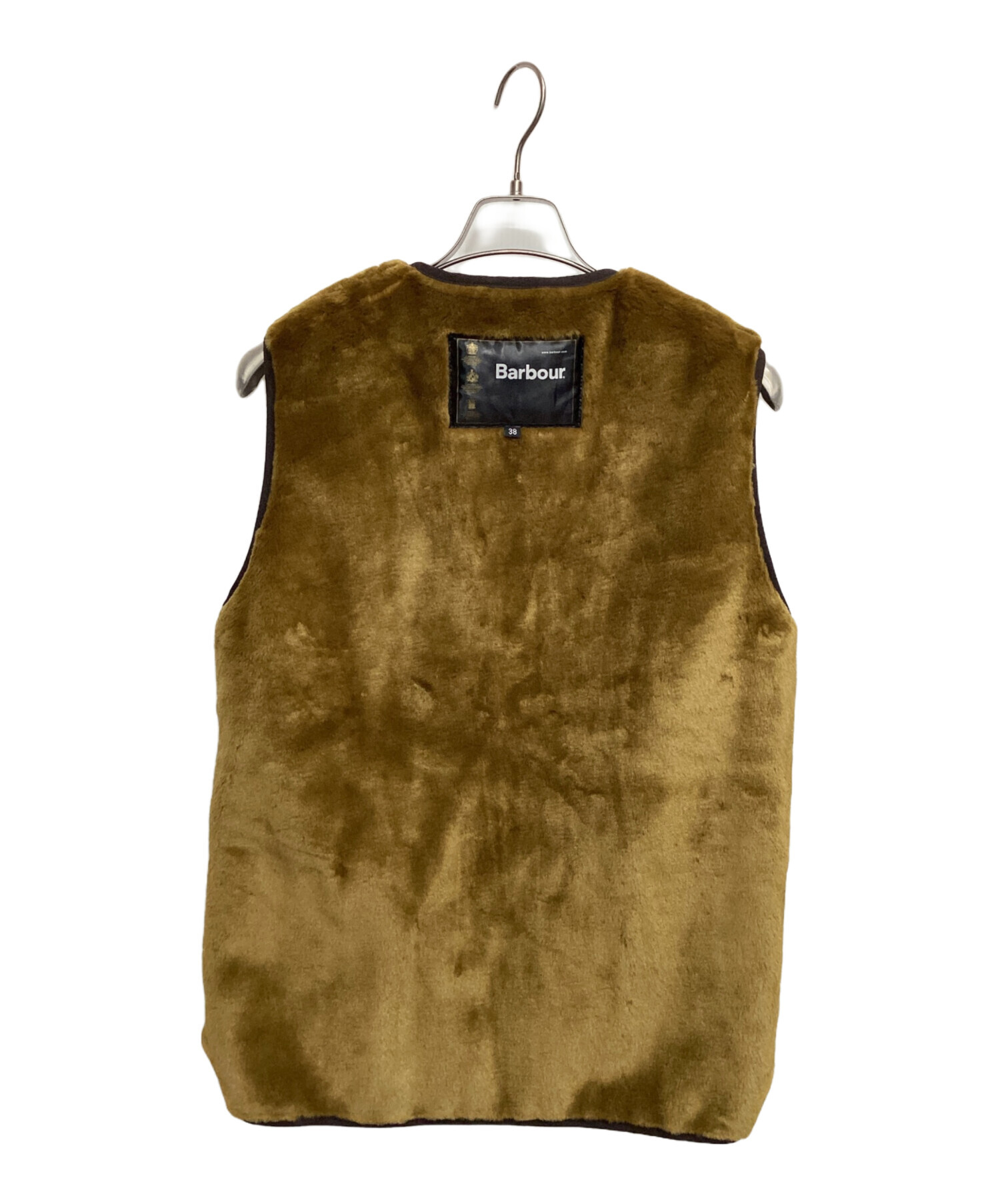 中古・古着通販】Barbour (バブアー) ファーライナーベスト ブラウン