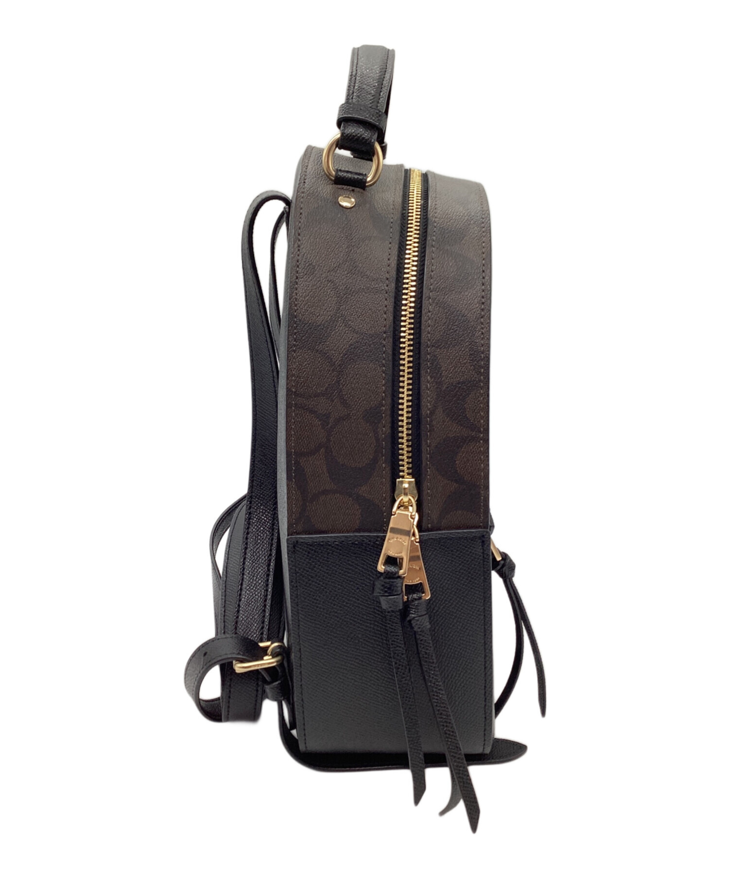 中古・古着通販】COACH (コーチ) リュック ブラウン×ブラック